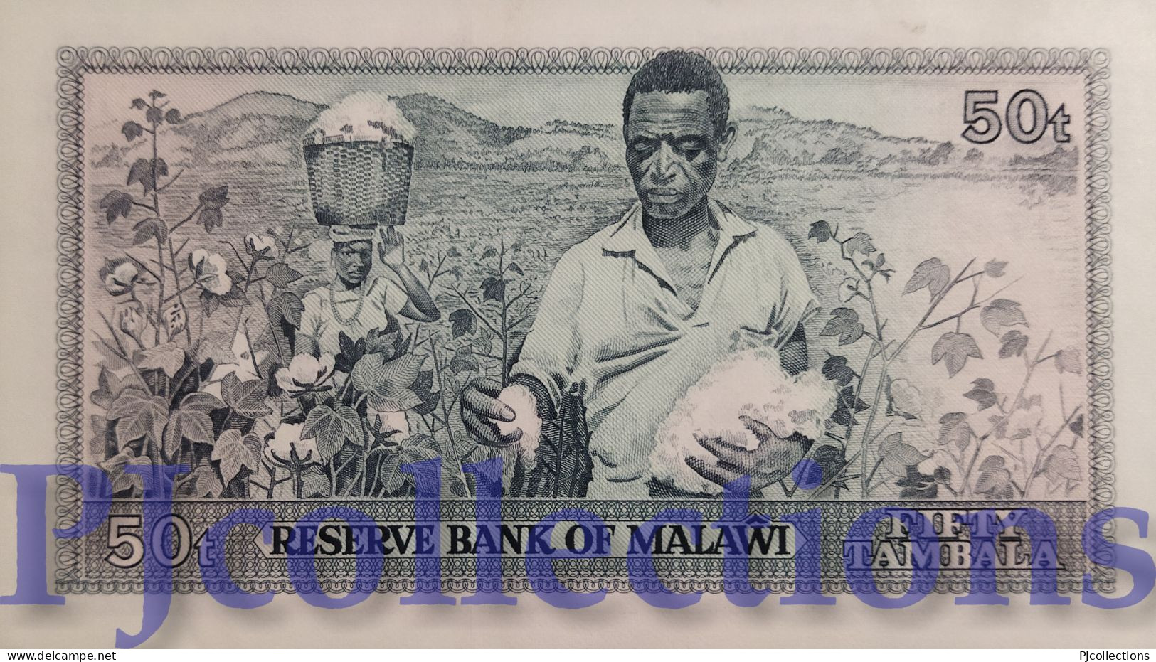 MALAWI 50 TAMBALA 1978 PICK 13b UNC - Malawi