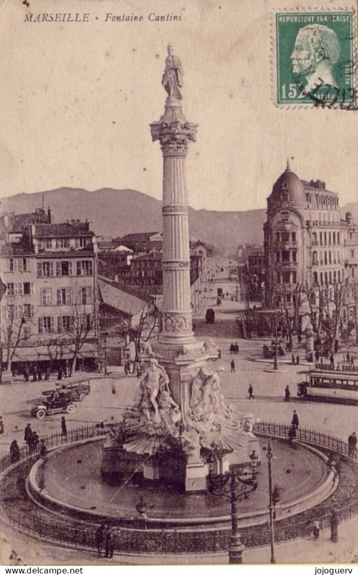 Marseille  Fontaine Cantini ( Tramway , Vieille Voiture Tacot - Otros Monumentos