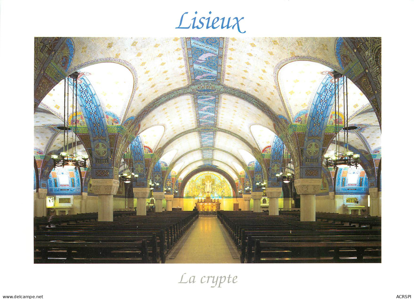 LISIEUX La Crypte La Nef 29(scan Recto Verso)ME2678 - Lisieux