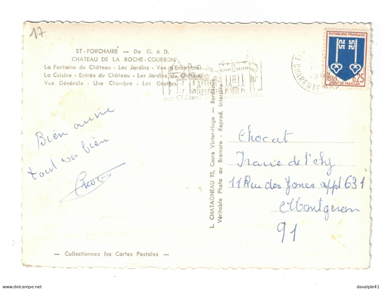 17  SAINT PORCHAIRE   MULTIVUES   BON ETAT   2 SCANS - Other & Unclassified