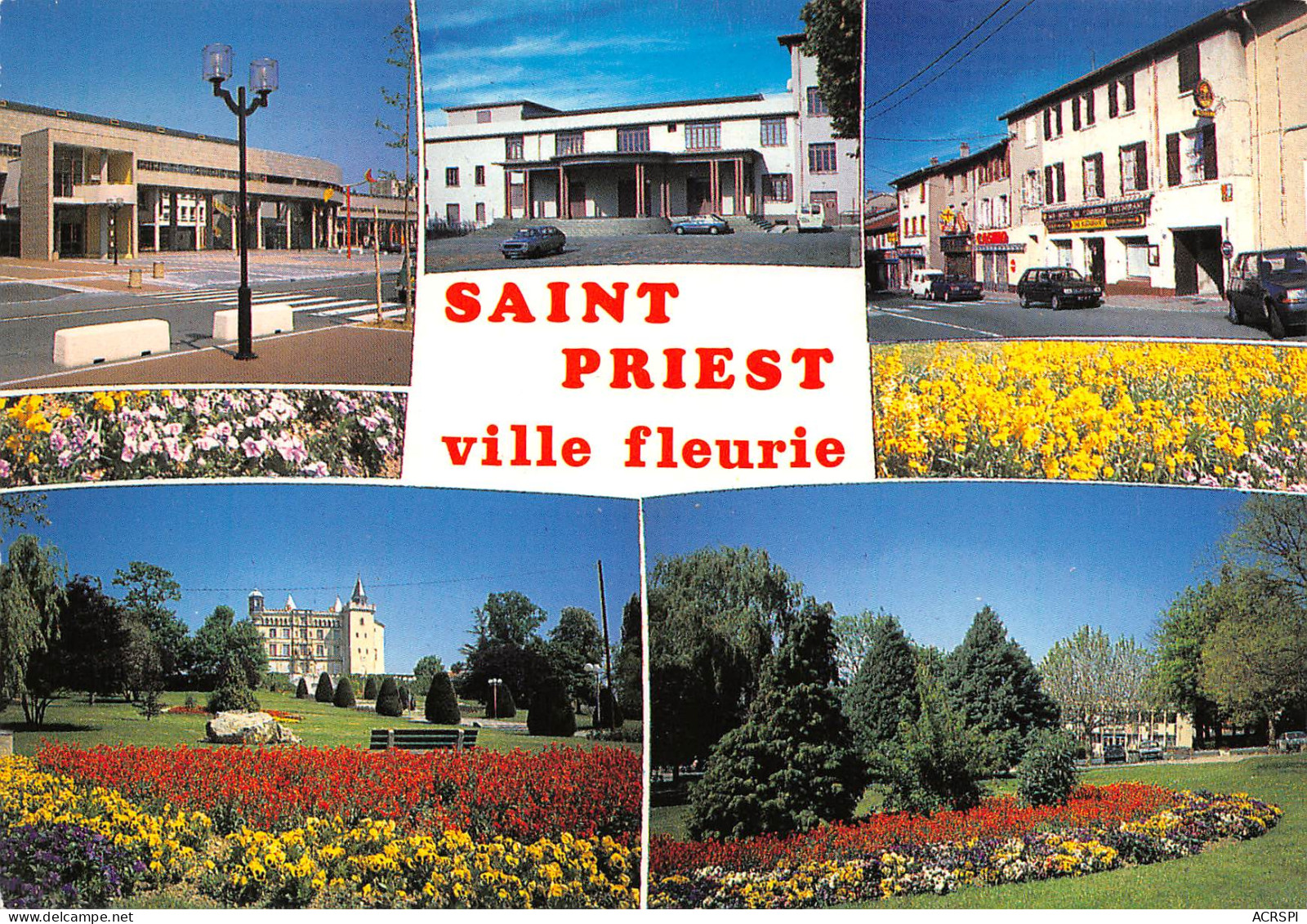 SAINT PRIEST Ville Fleurie  46 (scan Recto Verso)ME2678TER - Saint Priest