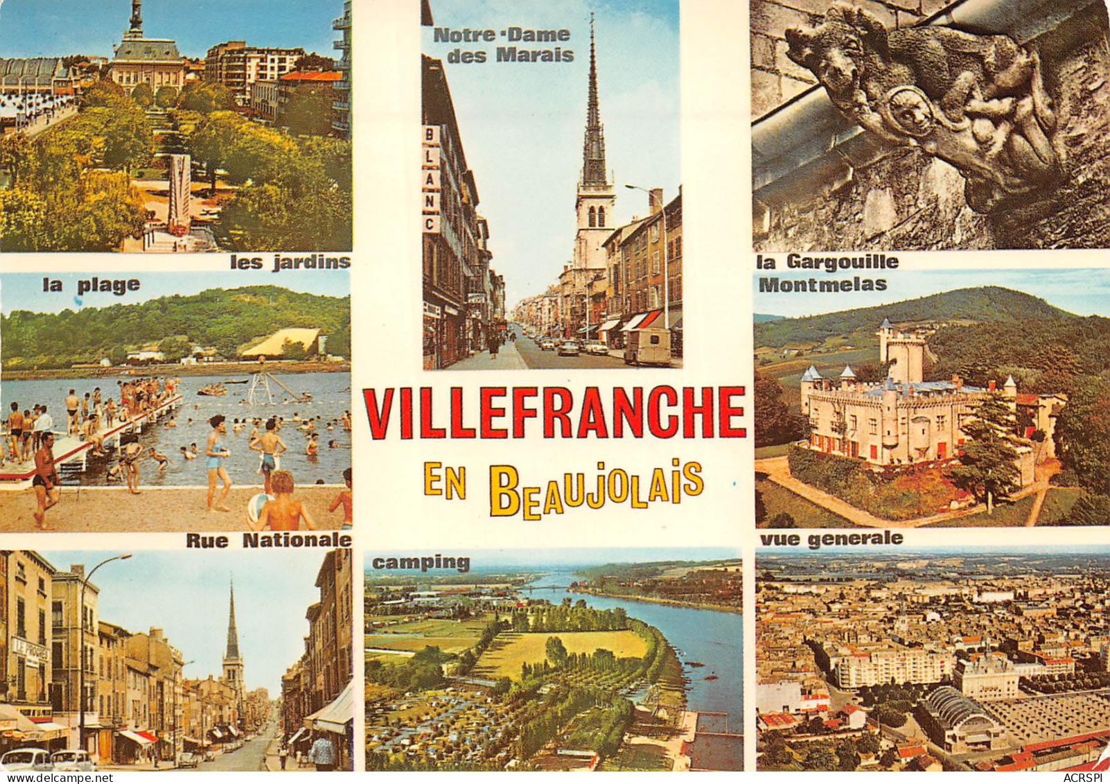 VILLEFRANCHE En BEAUJOLAIS  8 (scan Recto Verso)ME2678UND - Villefranche-sur-Saone