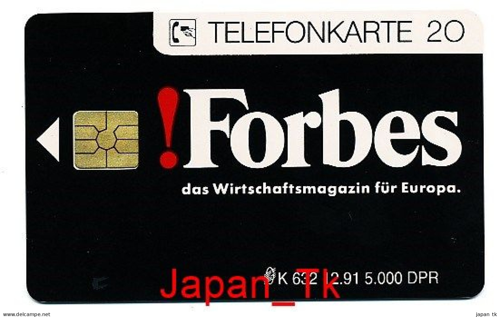 GERMANY K 632 91 !Forbes  - Aufl  5000 - Siehe Scan - K-Series: Kundenserie