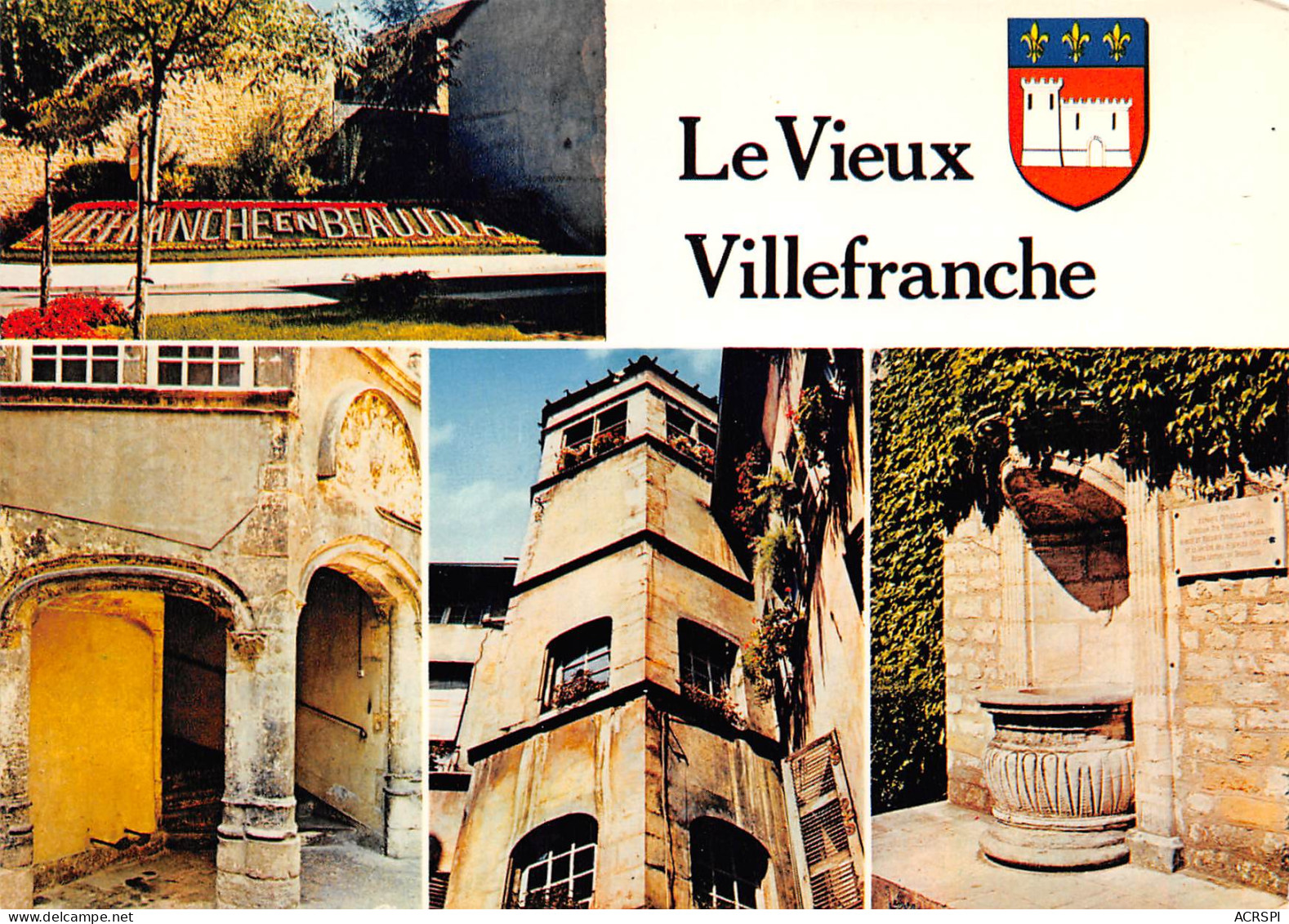 VILLEFRANCHE Sur SAONE En BEAUJOLAIS  La Vieille Ville 13 (scan Recto Verso)ME2678UND - Villefranche-sur-Saone