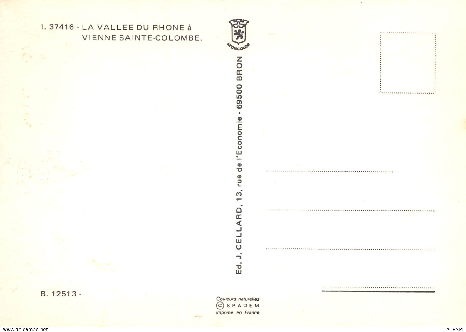 VIENNE SAINTE COLOMBE Péniche Le Dupleix  39 (scan Recto Verso)ME2678UND - Otros & Sin Clasificación