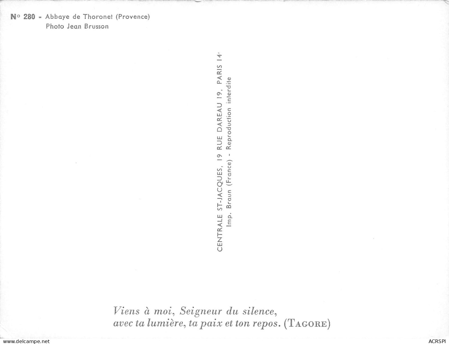 Abbaye Du Thoronet  44 (scan Recto Verso)ME2678VIC - Otros & Sin Clasificación