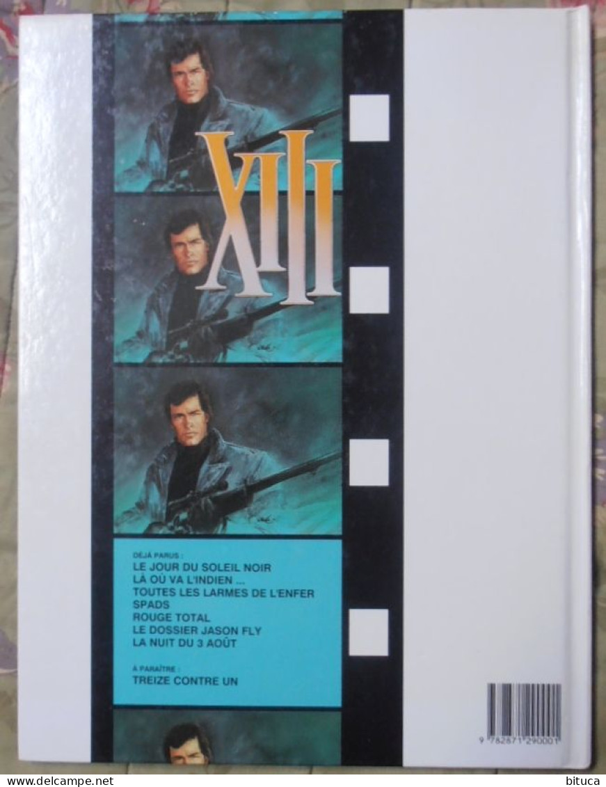 BD XIII LE JOUR DU SOLEIL NOIR VANCE / VAN HAMME TOME 1 DARGAUD - XIII