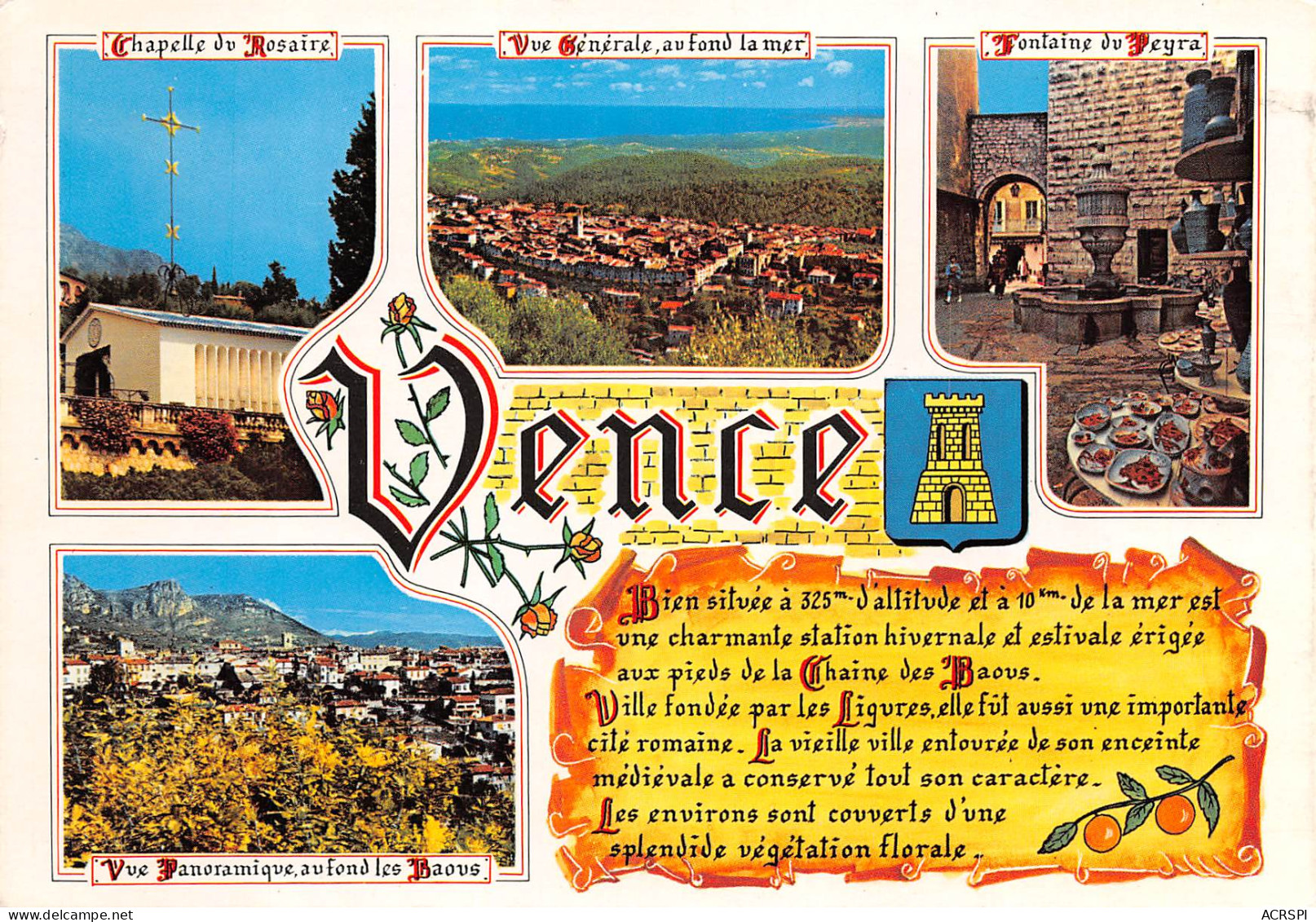 VENCE Souvenir  36 (scan Recto Verso)ME2678VIC - Beaulieu-sur-Mer