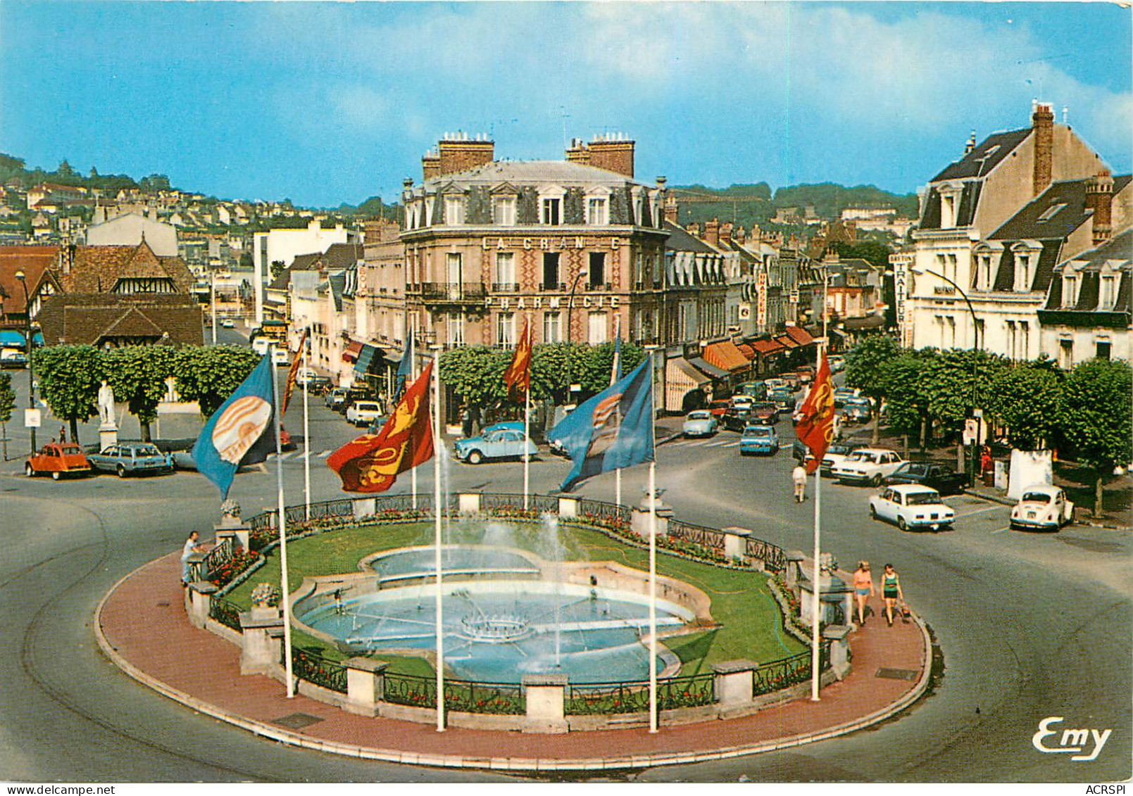 DEAUVILLE La Place Morny 10(scan Recto Verso)ME2679 - Deauville