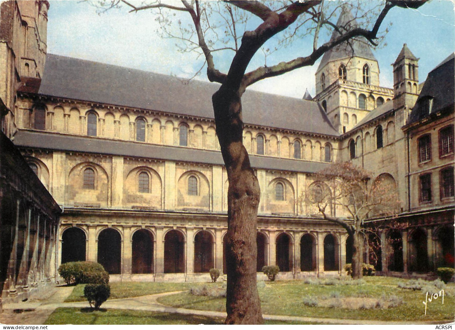 CAEN Cloitre De L Abbaye Aux Hommes 15(scan Recto Verso)ME2679 - Caen