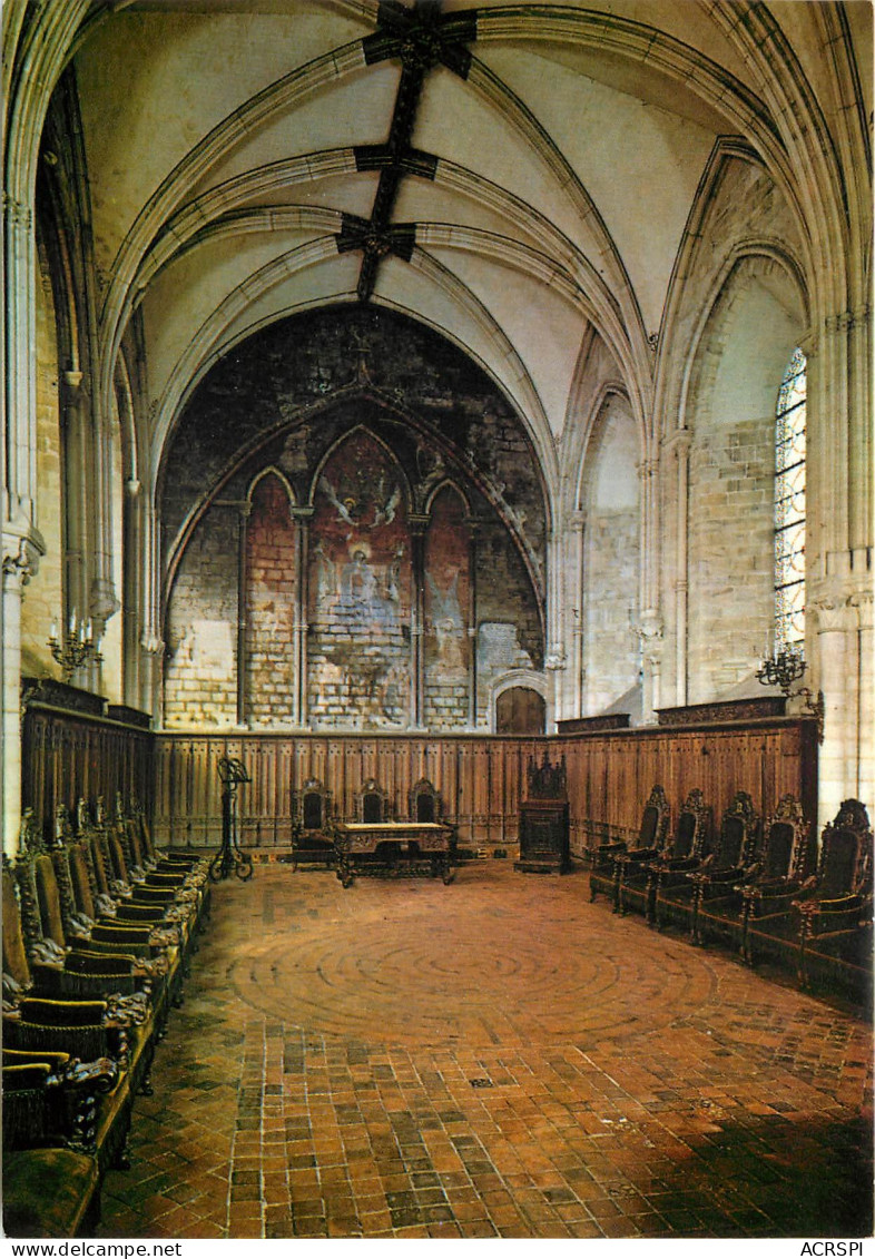 CATHEDRALE DE BAYEUX Salle Du Chapitre Labyrinthe En Terre Cuire 17(scan Recto Verso)ME2679 - Bayeux