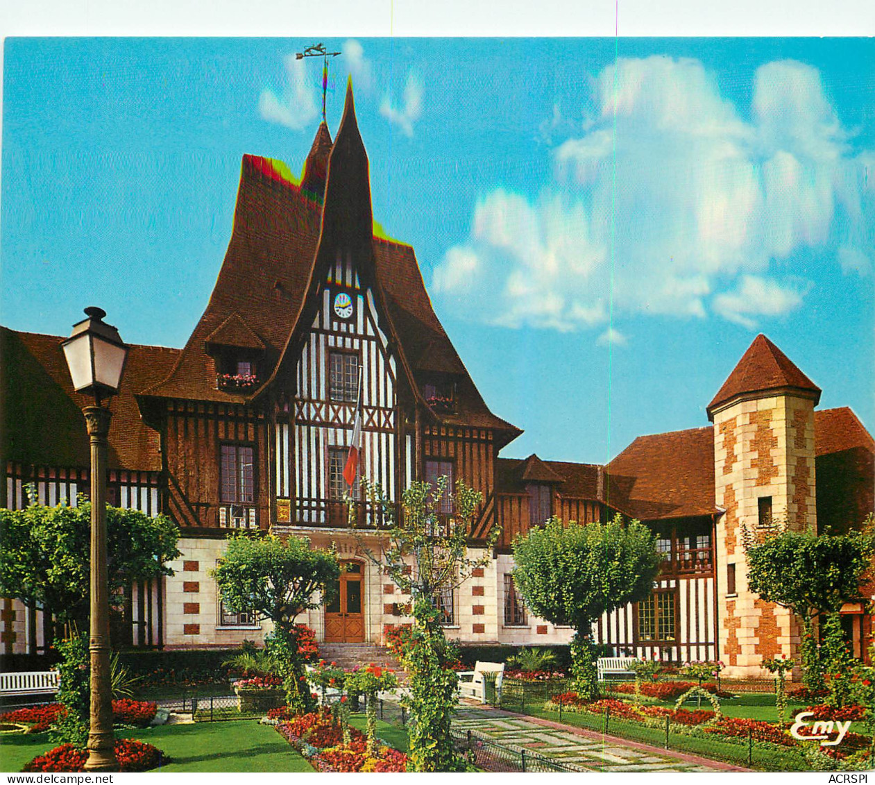 DEAUVILLE L Hotel De Ville Et L Office Du Tourisme 23(scan Recto Verso)ME2680 - Deauville