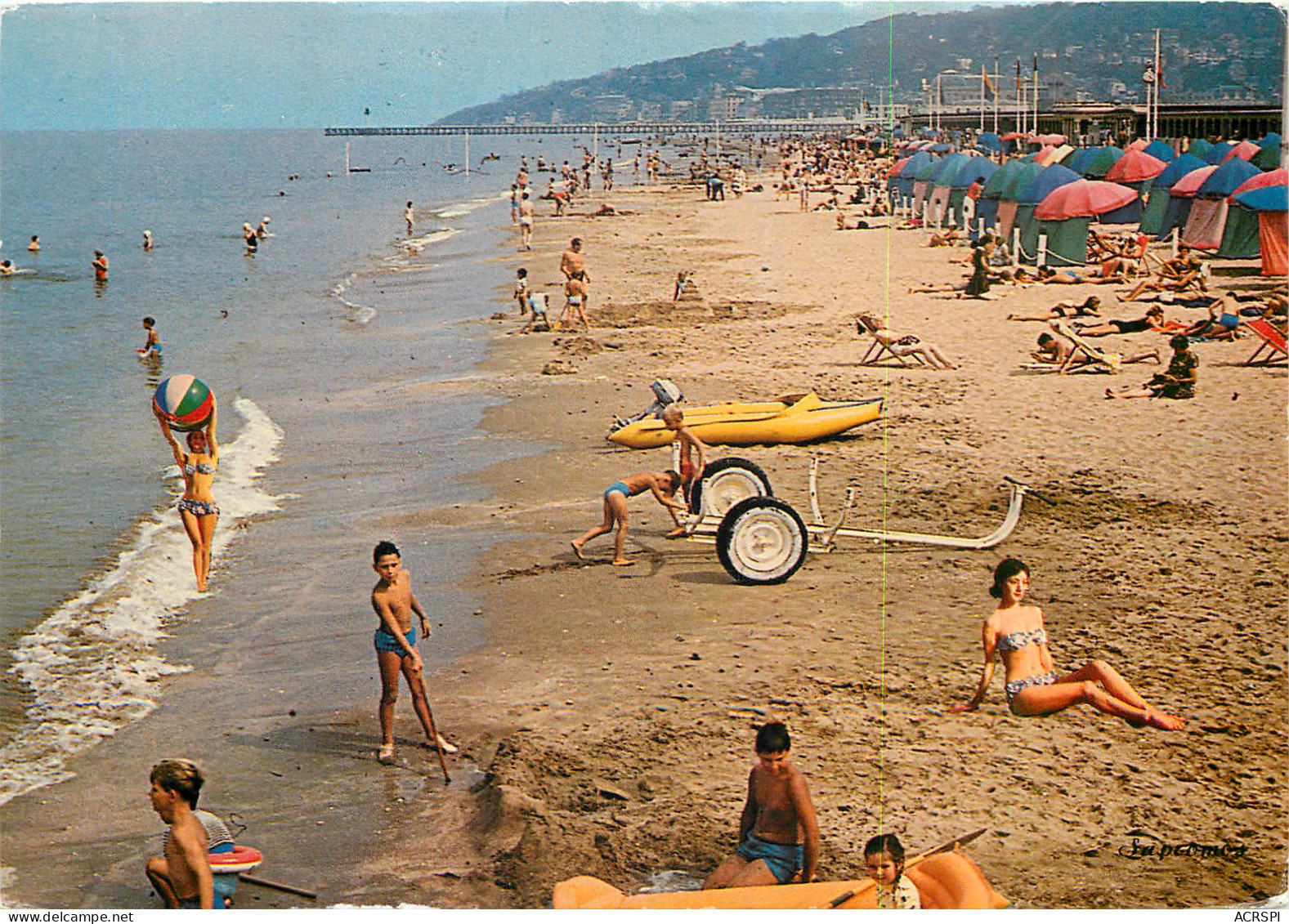 DEAUVILLE La Plage 27(scan Recto Verso)ME2680 - Deauville