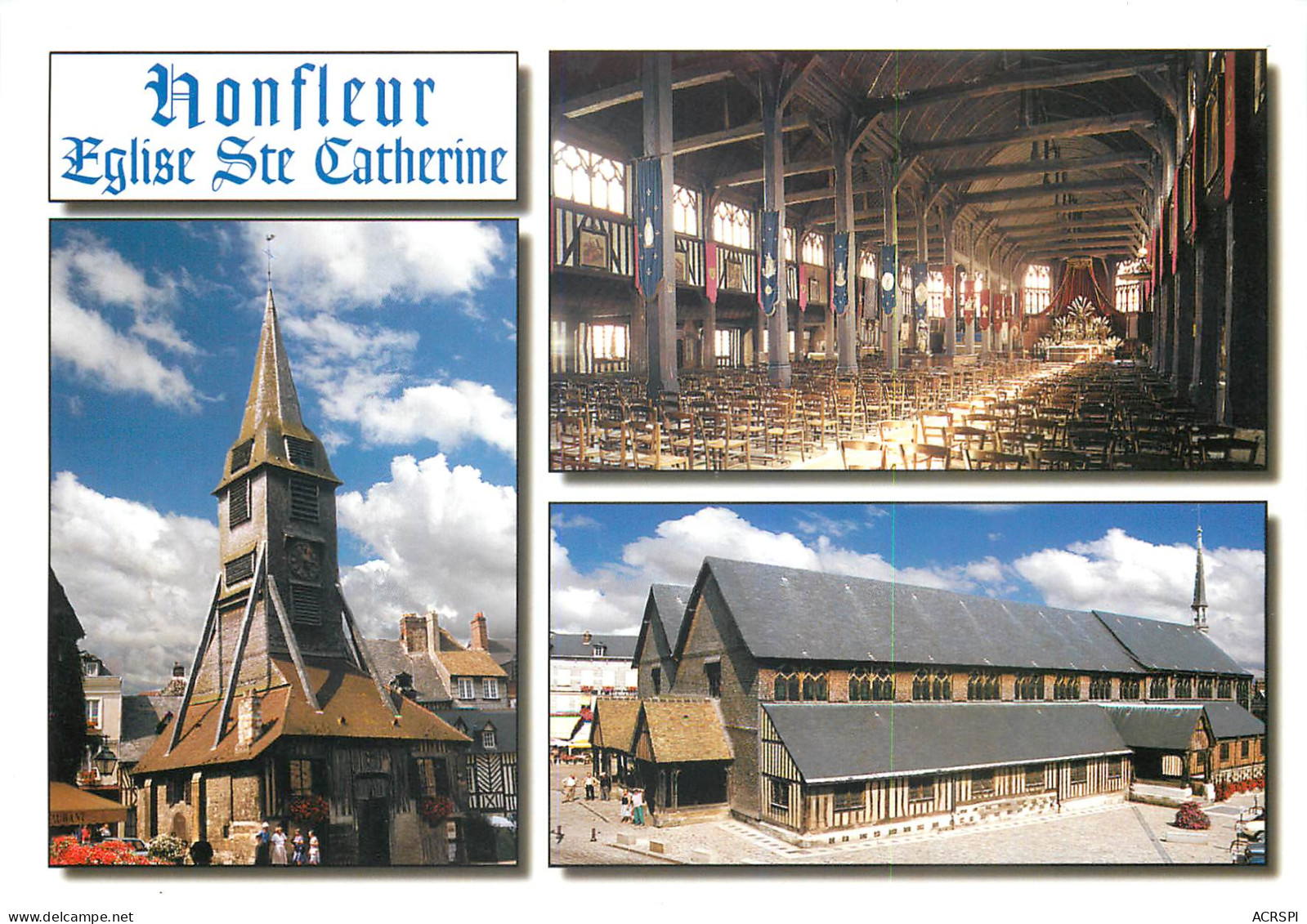 HONFLEUR L Eglise Sainte Catherine Le Clocher 28(scan Recto Verso)ME2682 - Honfleur