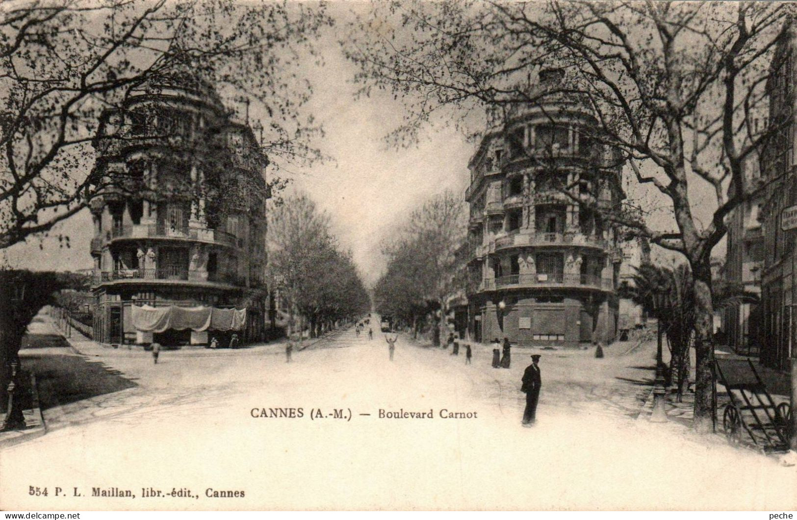 N°1557 W -cpa Cannes -boulevard Carnot- - Cannes