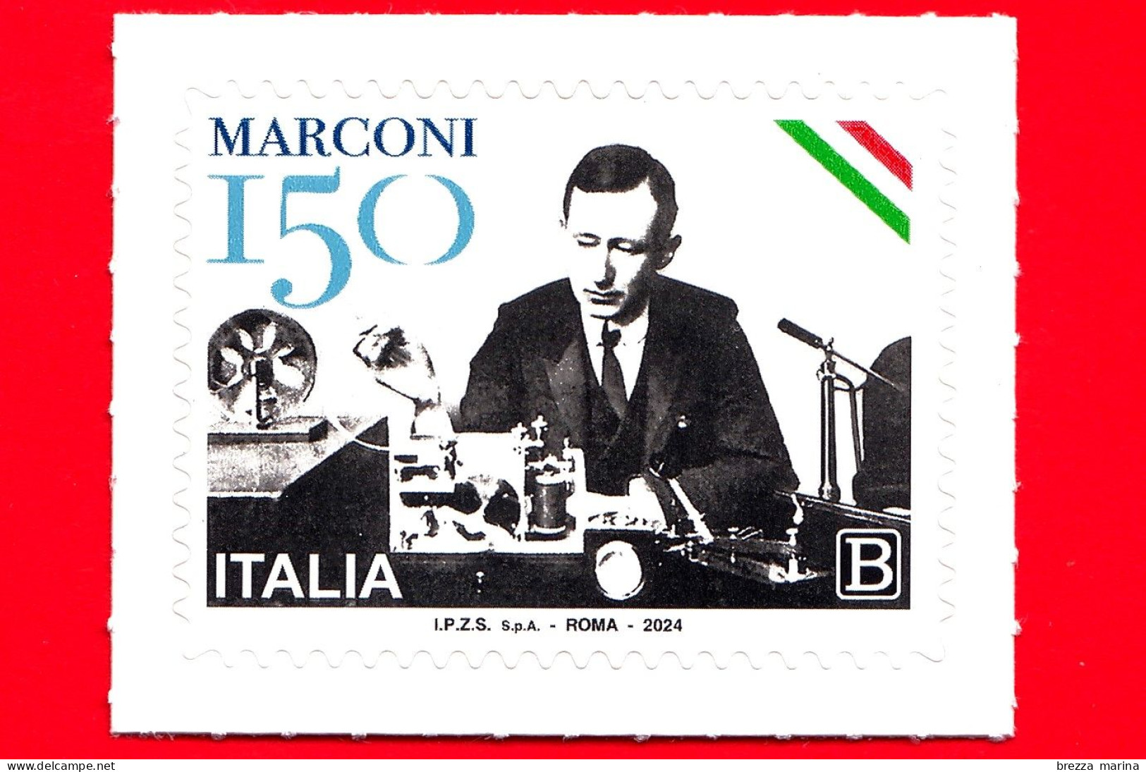 Nuovo - MNH - ITALIA - 2024 - 150 Anni Della Nascita Di Guglielmo Marconi - Telegrafo - B - 2021-...: Ungebraucht