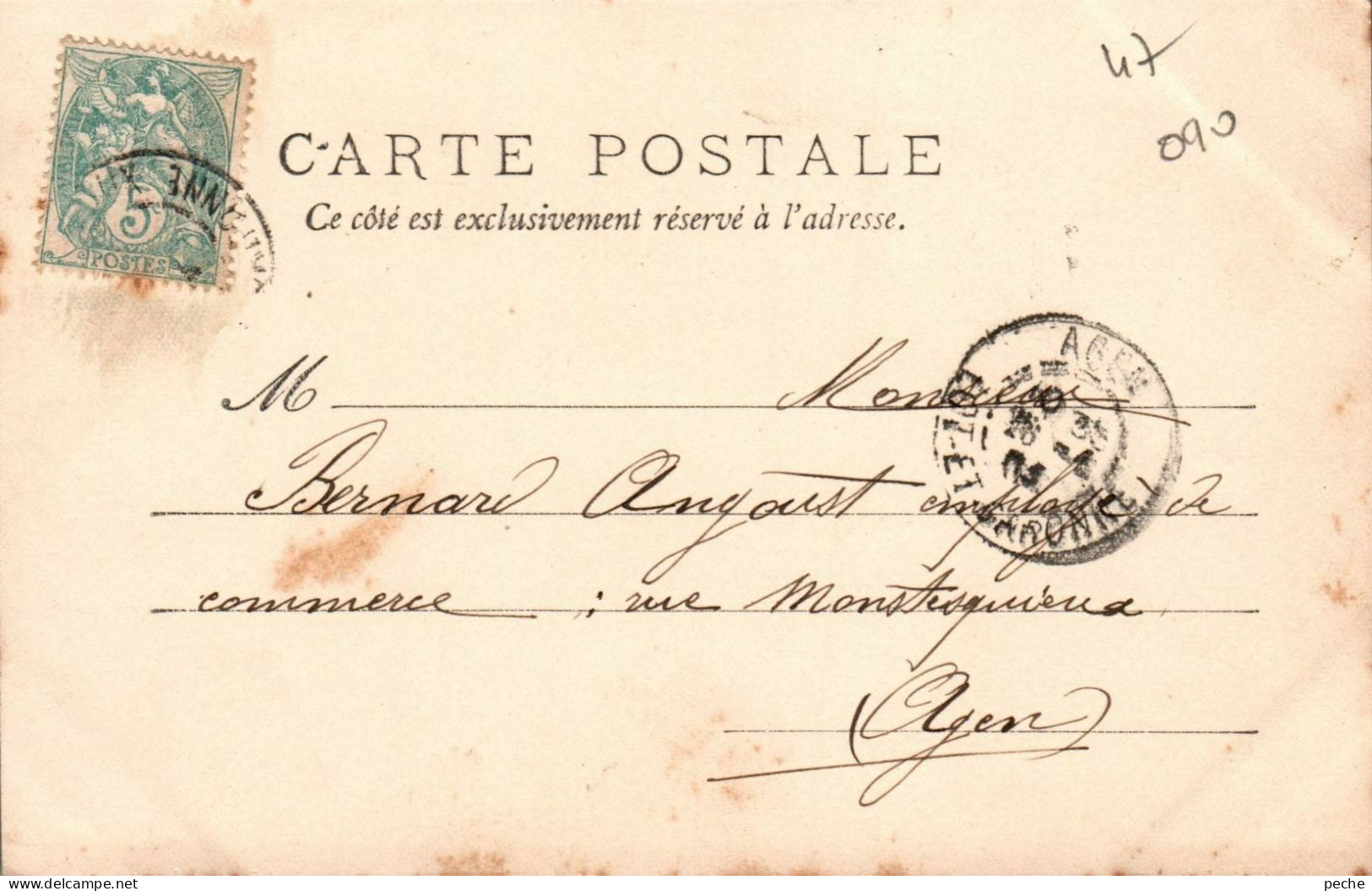 N°1558 W -cpa Casteljaloux -grande Rue- - Casteljaloux