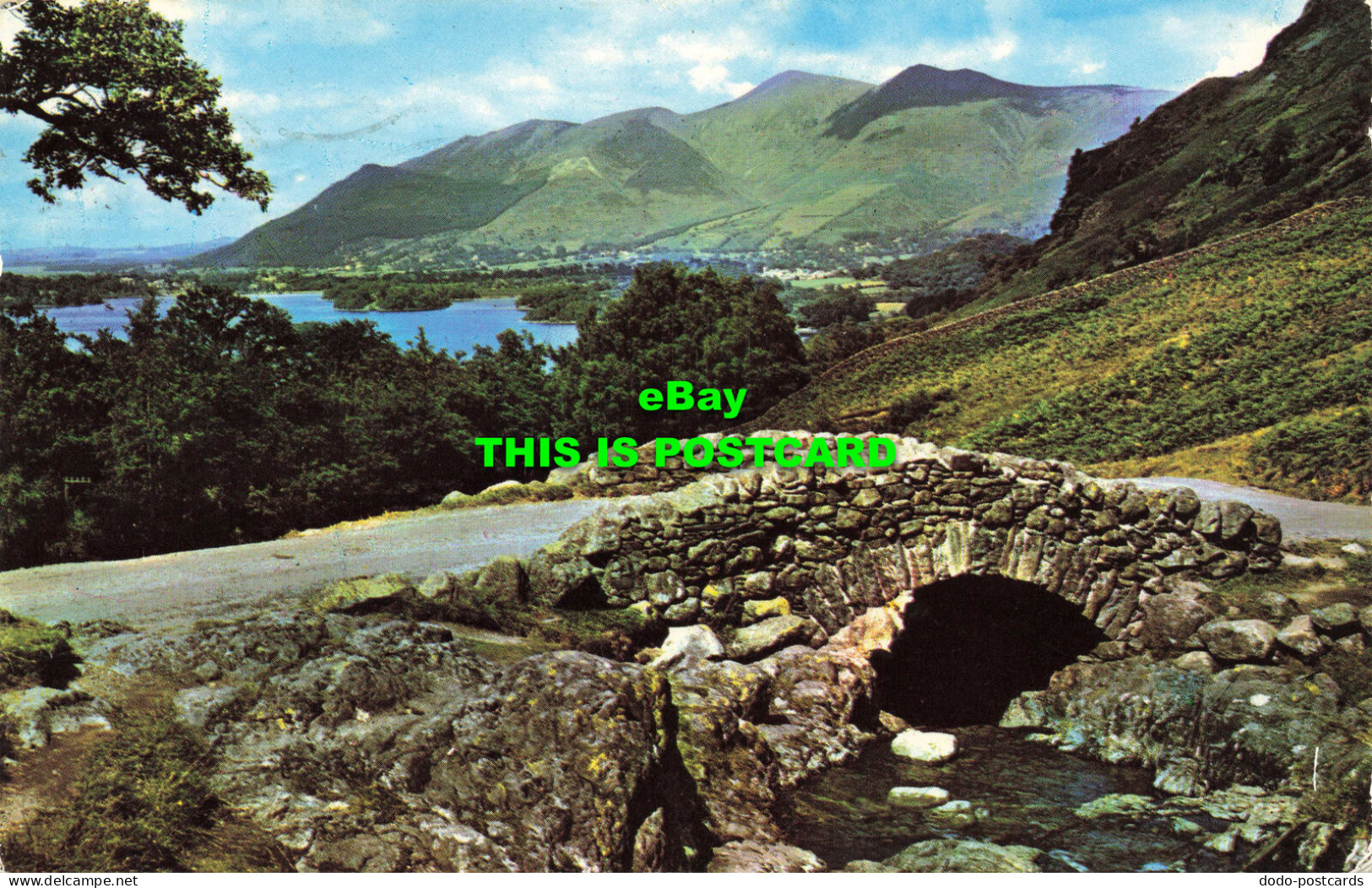 R570894 Ashness Bridge And Skiddaw. Derwentwater. PT21601. 1969 - Welt