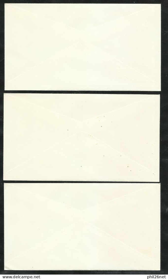 FDC  3 Lettres Premier Jour Illustrées  N° 1363 à 1365 Ornans Paris Et Rouen Le 09/11/1963   B/TB Voir Scan Soldé  ! ! ! - 1960-1969