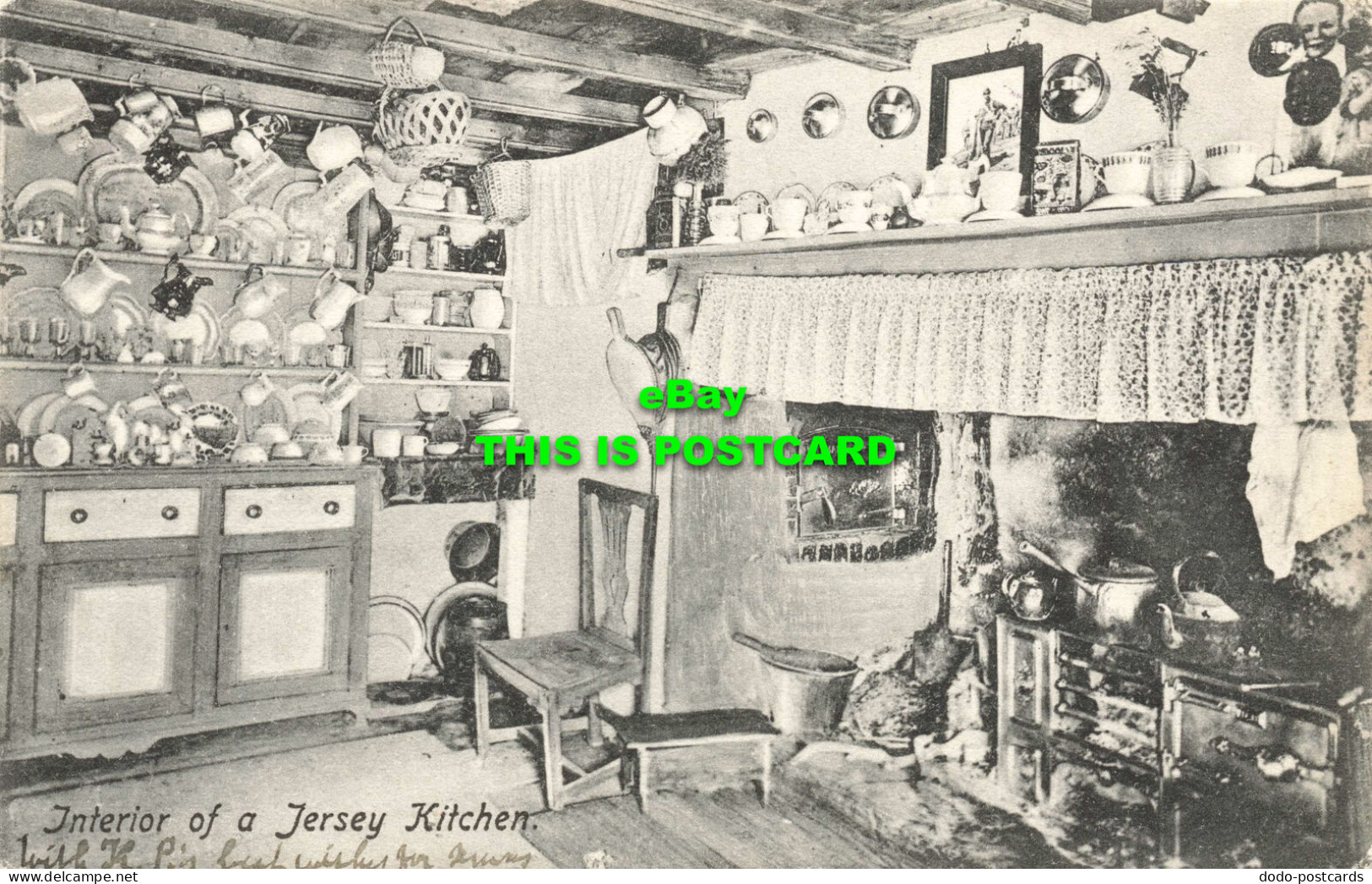 R570584 Interior Of A Jersey Kitchen. Brown And Rawcliffe. 1904 - Welt