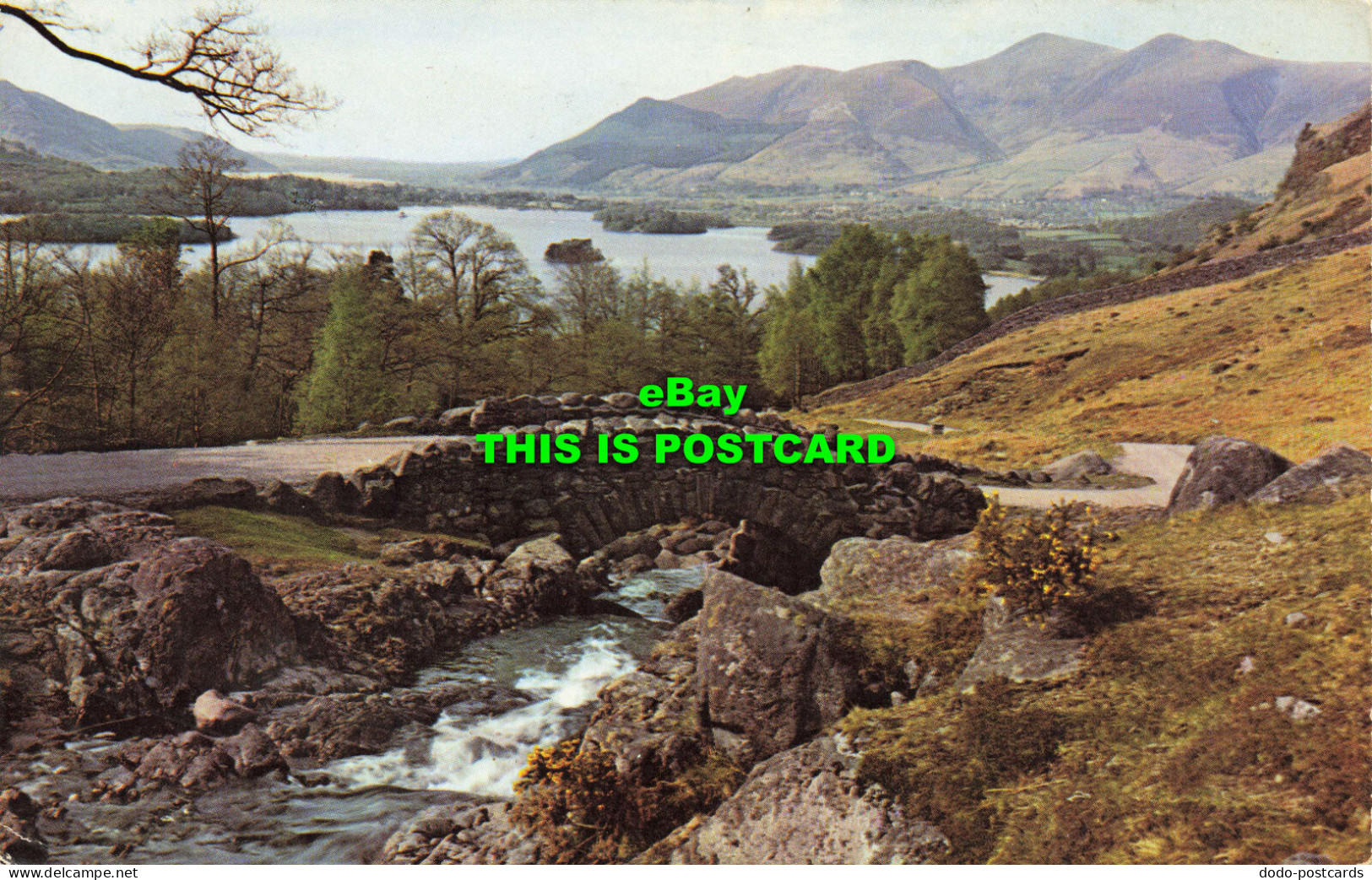 R570900 Ashness Bridge And Derwentwater. Keswick. Sanderson And Dixon. Jarrold. - Welt