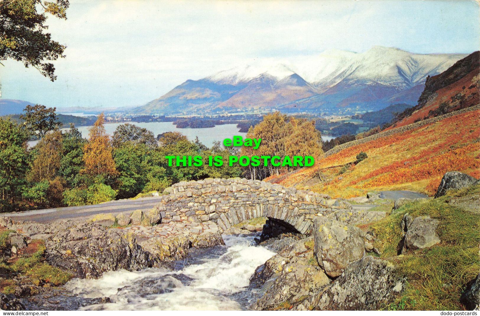 R570902 English Lakes. Ashness Bridge And Derwentwater. Keswick. Sanderson And D - Welt