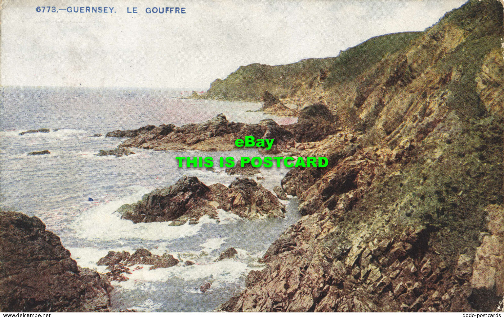 R570586 6773. Guernsey. Le Gouffre. Photochrom. 1920 - Welt