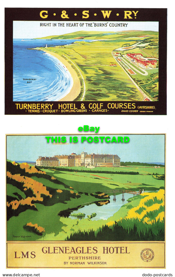 R569948 G. And S. W. R. Turnberry Hotel And Golf Courses. Gleneagles Hotel. Pert - Welt
