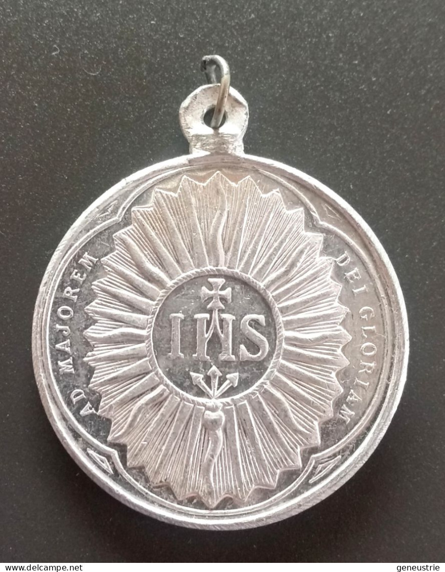Médaillon Pendentif Médaille Religieuse Début XXe "Bienheureux Andreas Bobola, Saint Patron De La Pologne" - Religion &  Esoterik