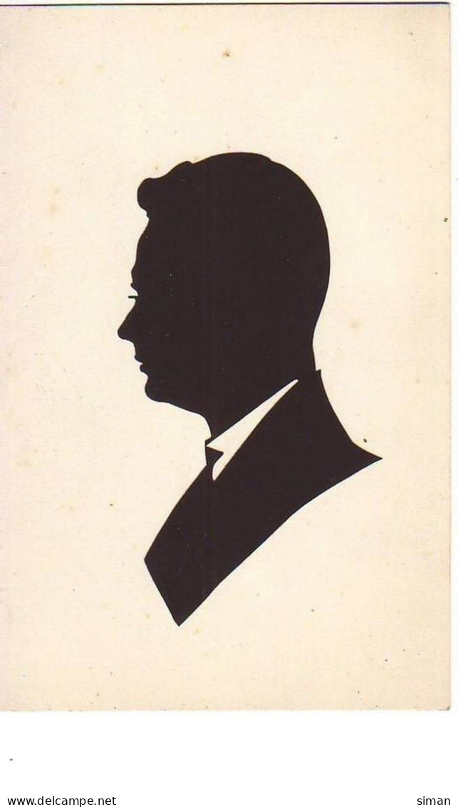 N°12801 - Silhouette D'un Homme - Harry Nolden Silhouettiste - Silhouetkaarten