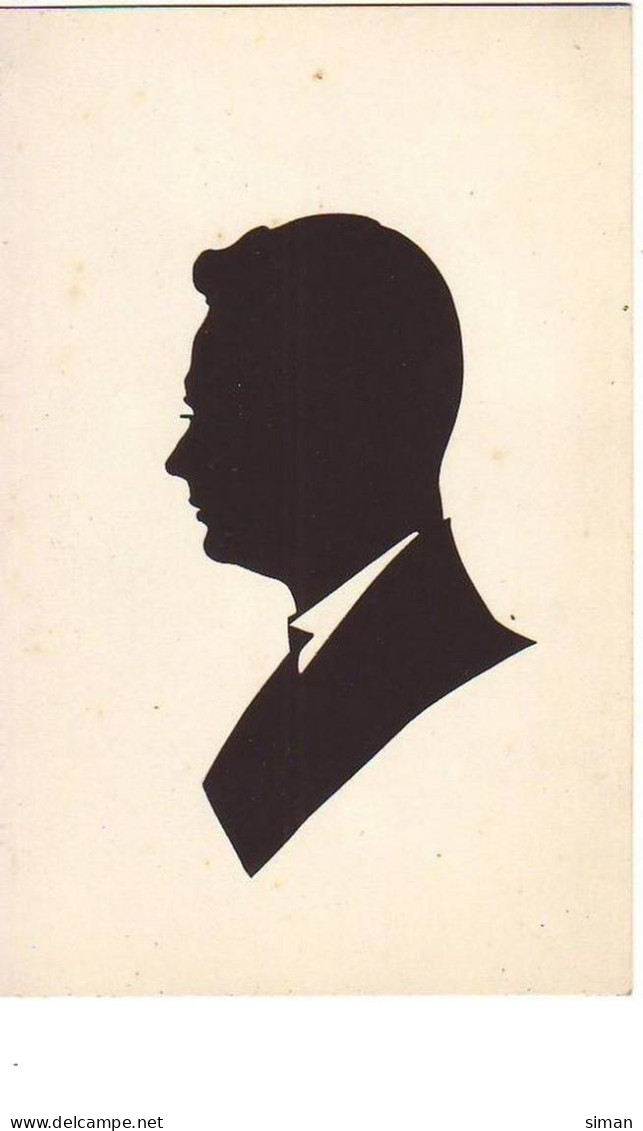 N°12801 - Silhouette D'un Homme - Harry Nolden Silhouettiste - Siluette