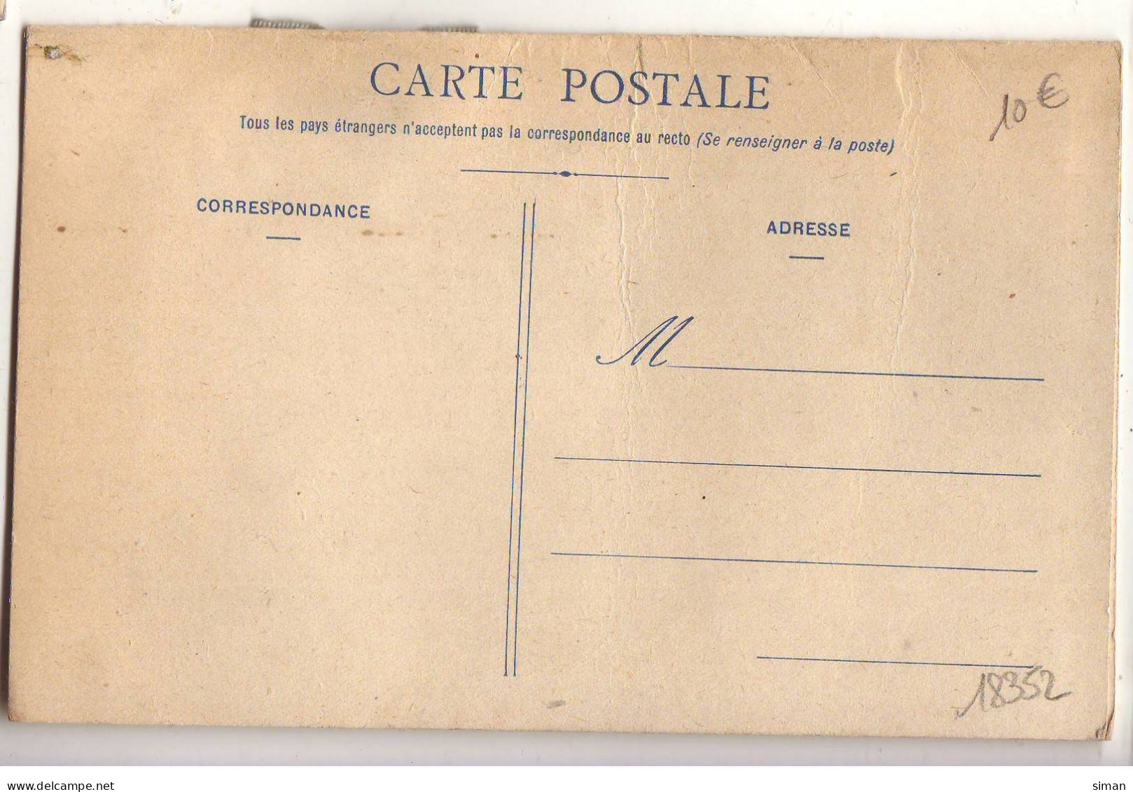 N°18352 - Carte Brodée Livret - 1er Avril - Fleurs - Bordados
