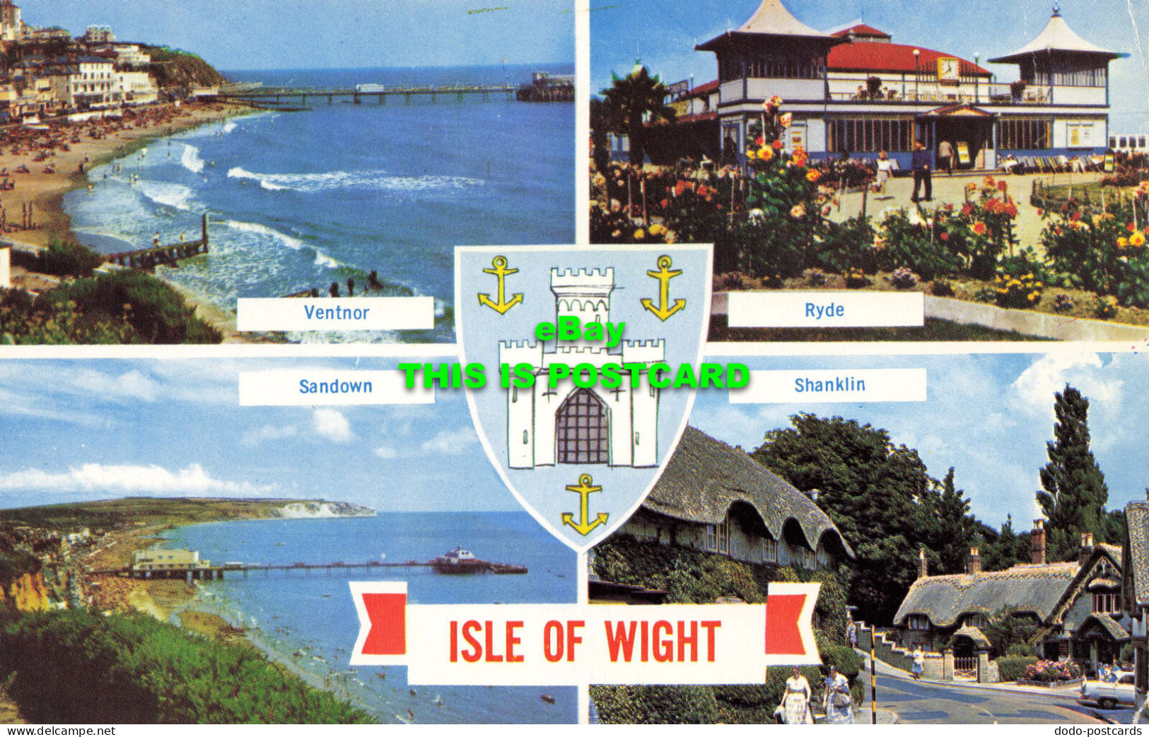 R570909 Isle Of Wight. Natural Colour Series. Photographic Greeting Card. Multi - Welt