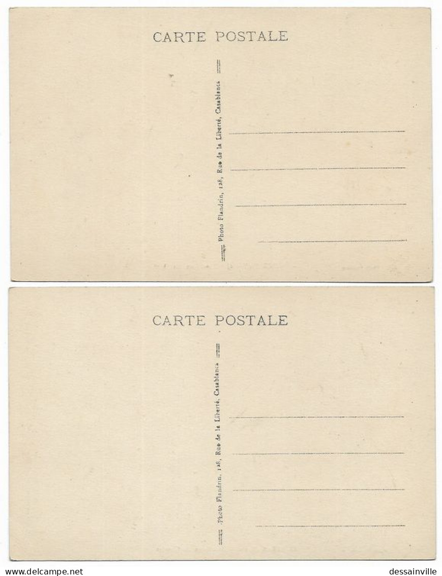 MAROC OUEZZAN - 2 Cartes Tombeaux Des Chorfas - Otros & Sin Clasificación