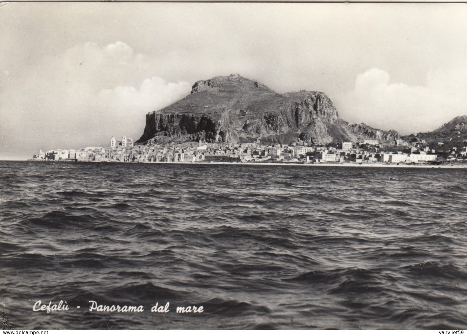 CEFALÚ-PALERMO- 2 CARTOLINE VERA FOTOGRAFIA  VIAGGIATE-1959 - Palermo