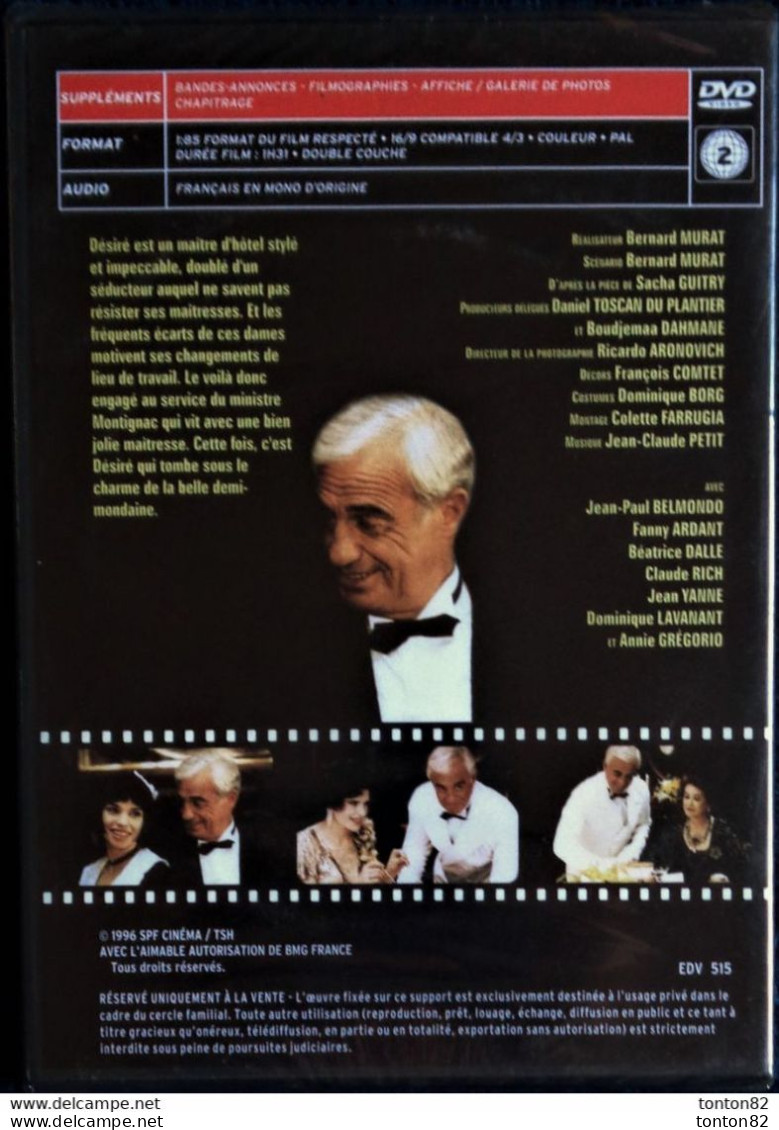 Désiré - JEAN YANNE - Jean-Paul Belmondo - Fanny Ardant -  Béatrice Dalle . - Comédie