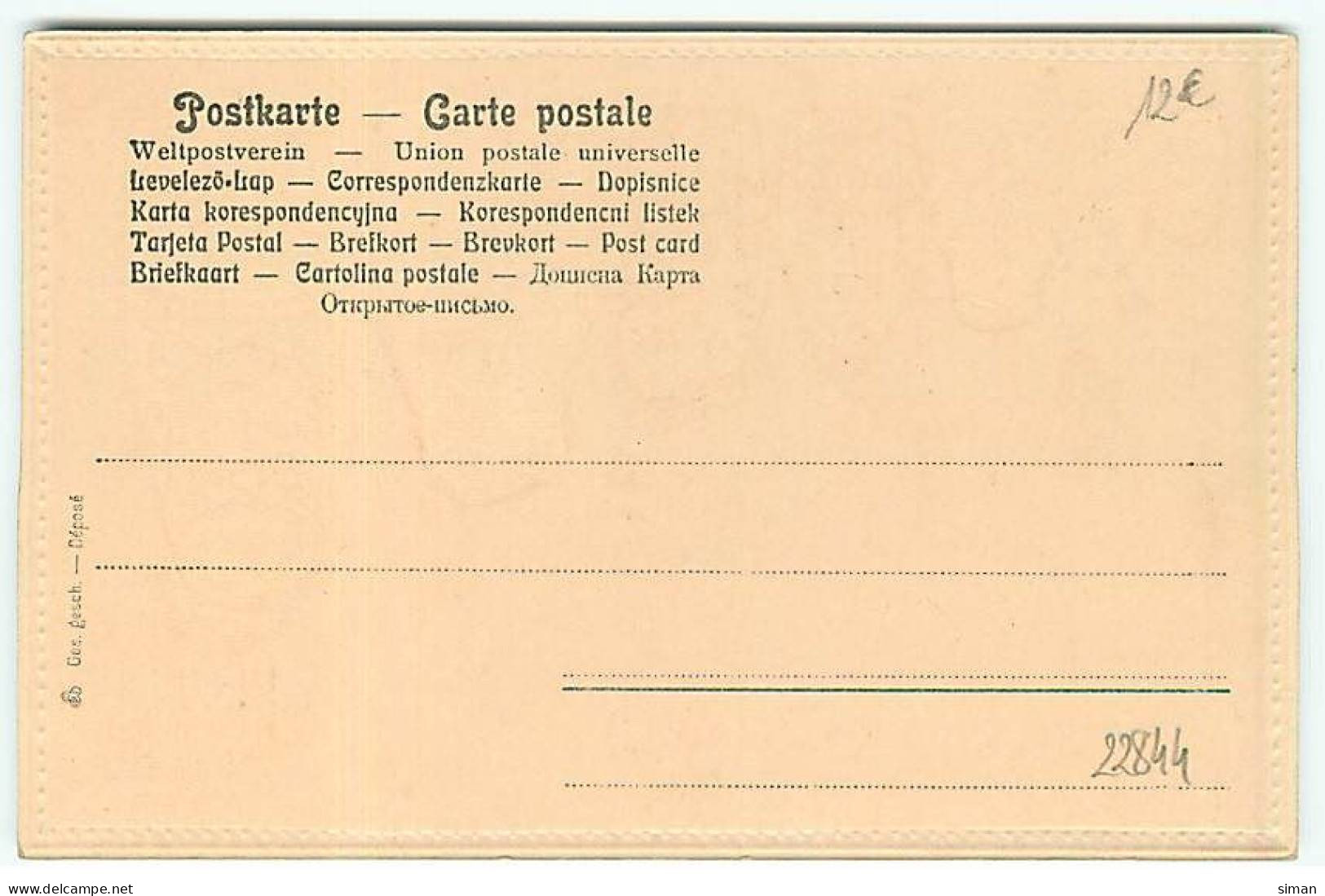 N°22844 - Carte Gaufrée - Fantaisie - Mariage De Poupées Russes - Matriochkas  - Autres & Non Classés
