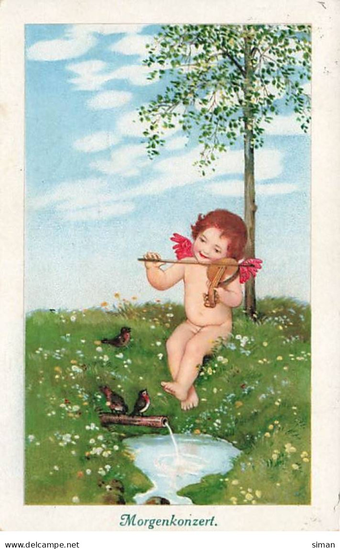 N°23849 - Flatscher - MM Vienne 999 - Morgenkonzert - Ange Jouant Du Violon Pour Des Oiseaux - Anges