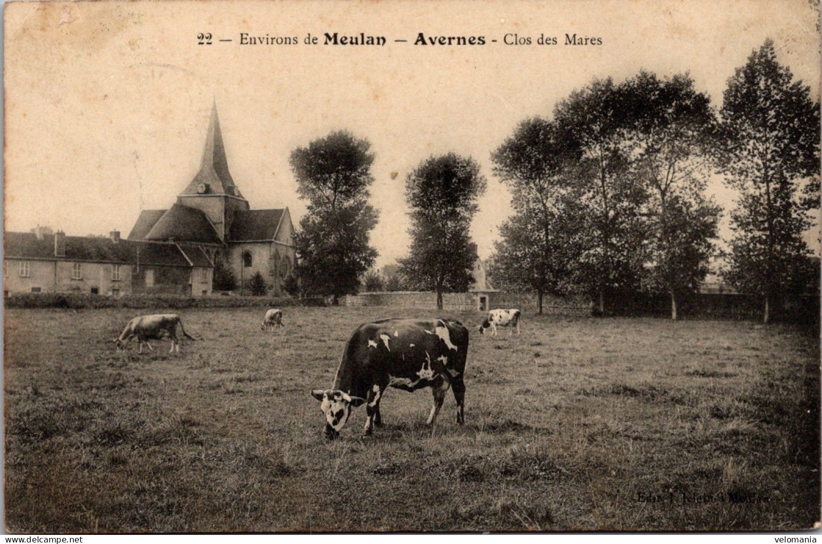 S16292 Cpa 95 Env. De Meulan - Avernes - Clos Des Mares - Other & Unclassified