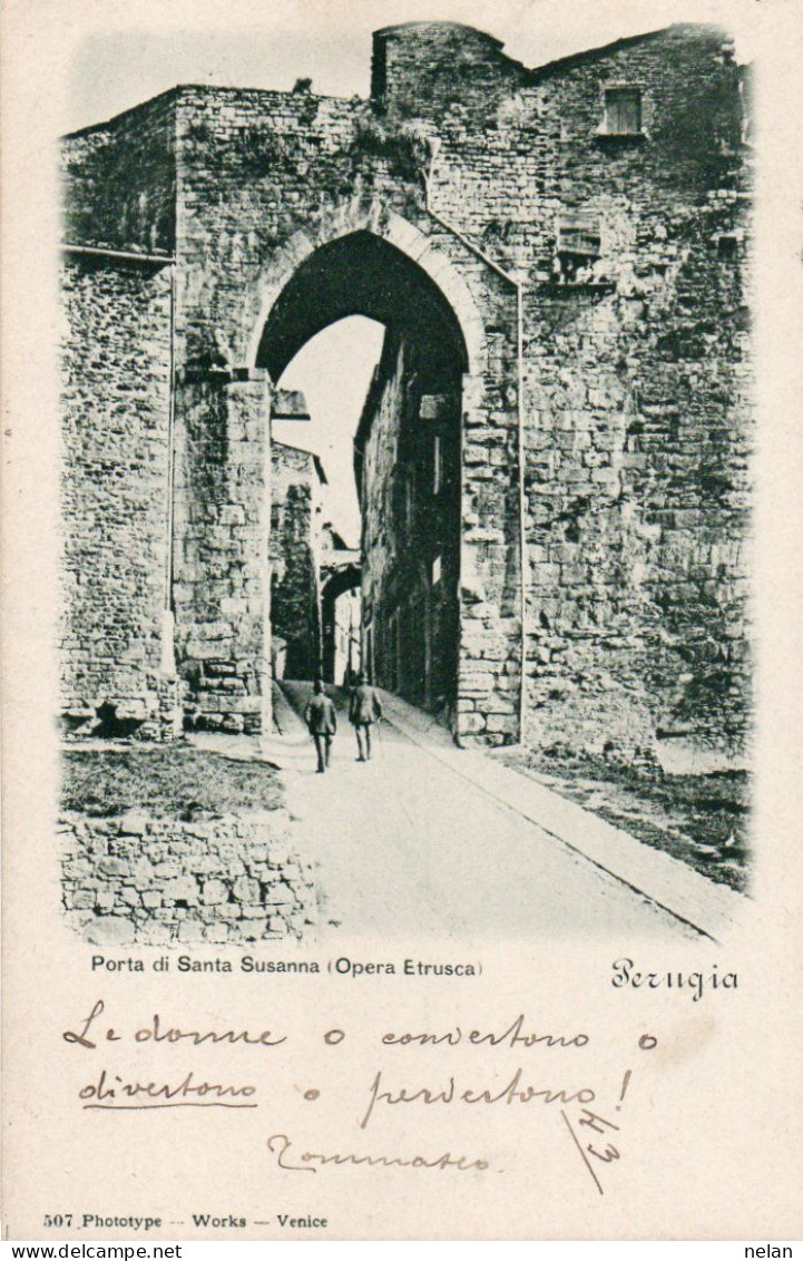 PERUGIA - PORTA DI SANTA SUSANNA - F.P. - Perugia