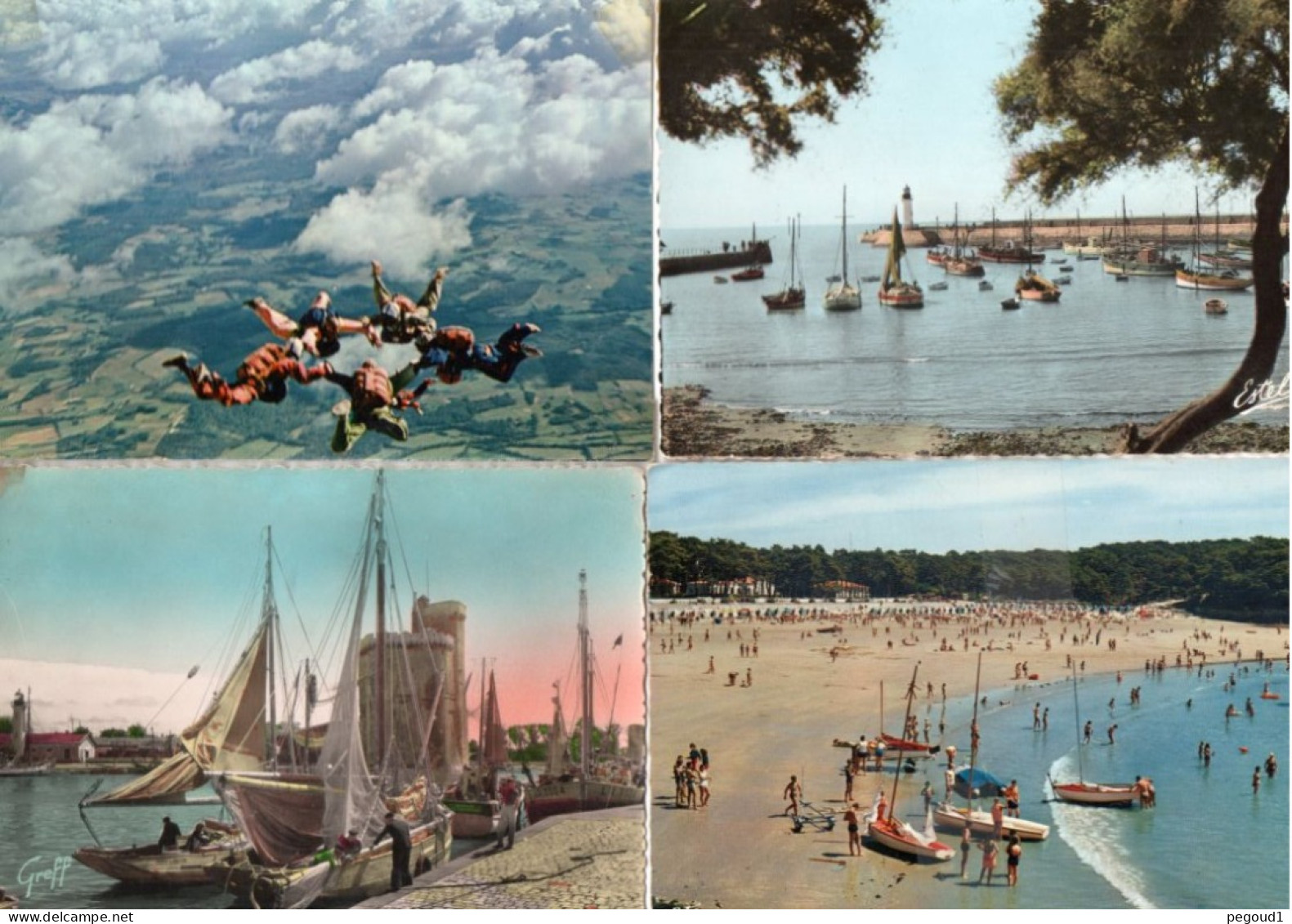 dpt  CHARENTE-MARITIME . LOT 80 CARTES POSTALES . LIVRAISON OFFERTE   achat immédiat