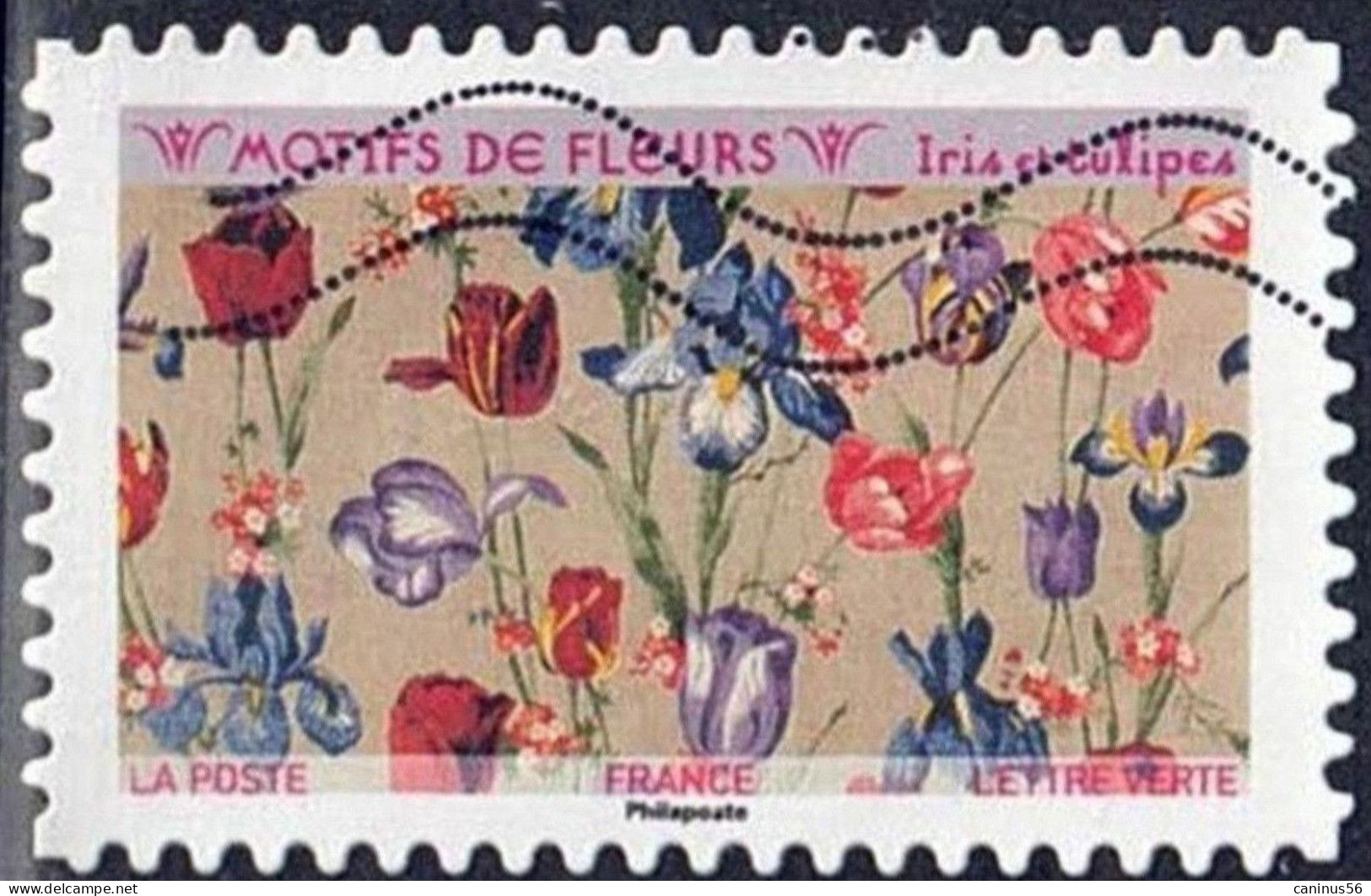 2021 Yt AA 1994  (o)  Motifs De Fleurs Iris Et Tulipes - Usati