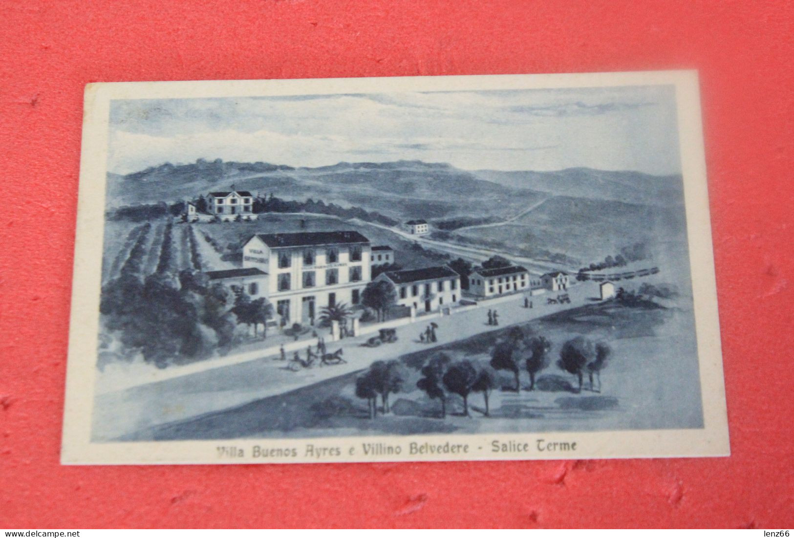 Pavia Salice Terme Villa Buenos Ayres 1908 Ed. Segala - Pavia