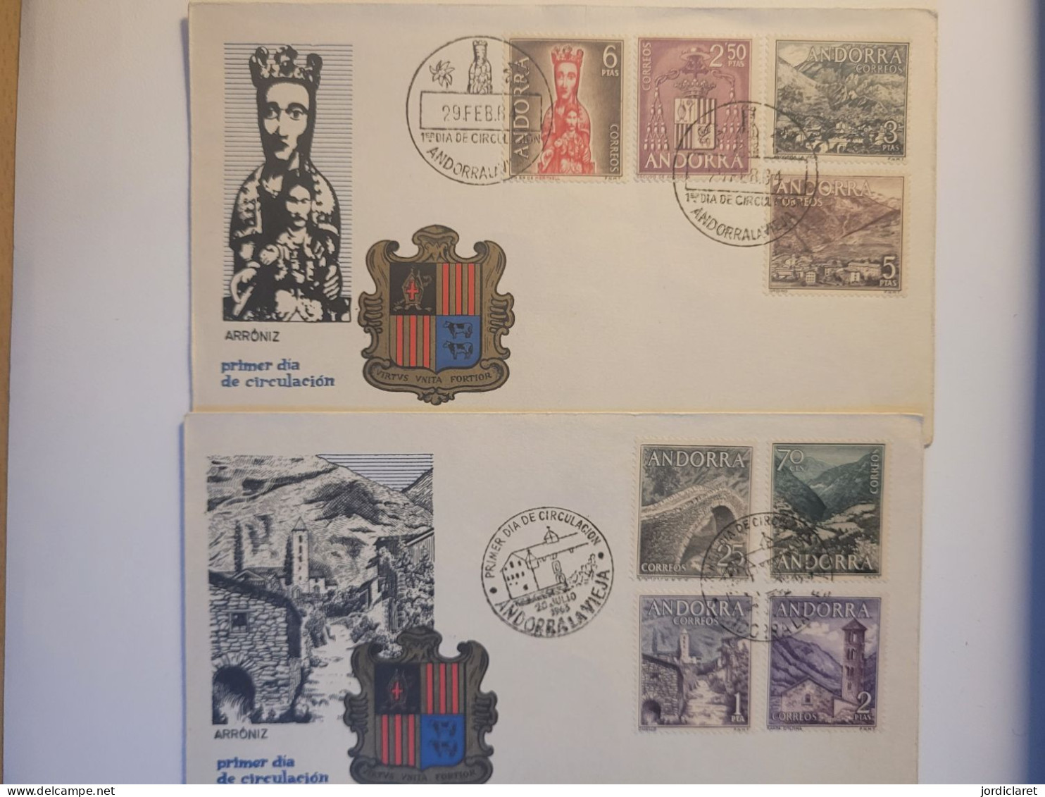 FDC1963 1964 - Lettres & Documents