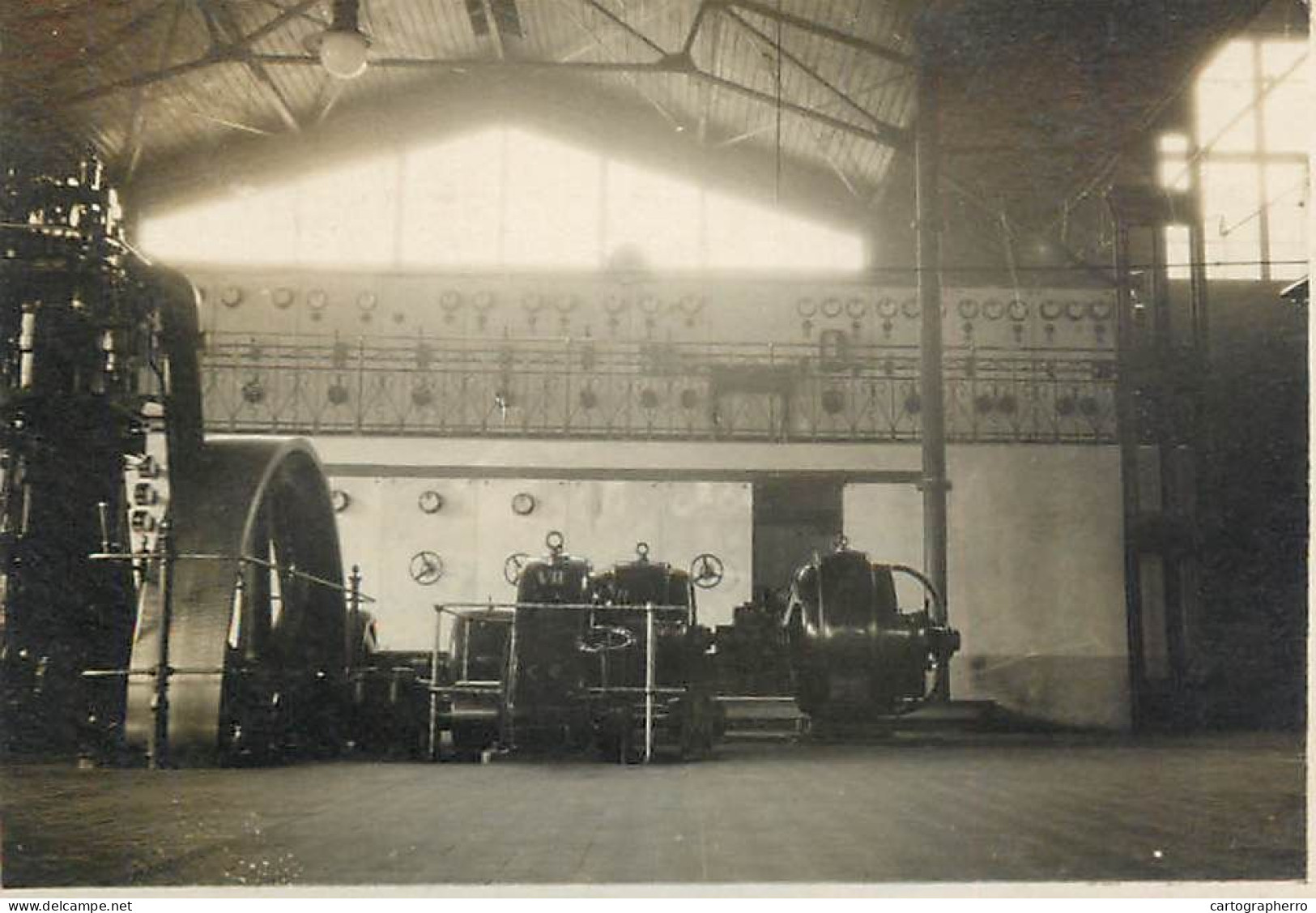 Electric Power Plant Interior Targu Mures Romania Photo 1930s - Voorwerpen
