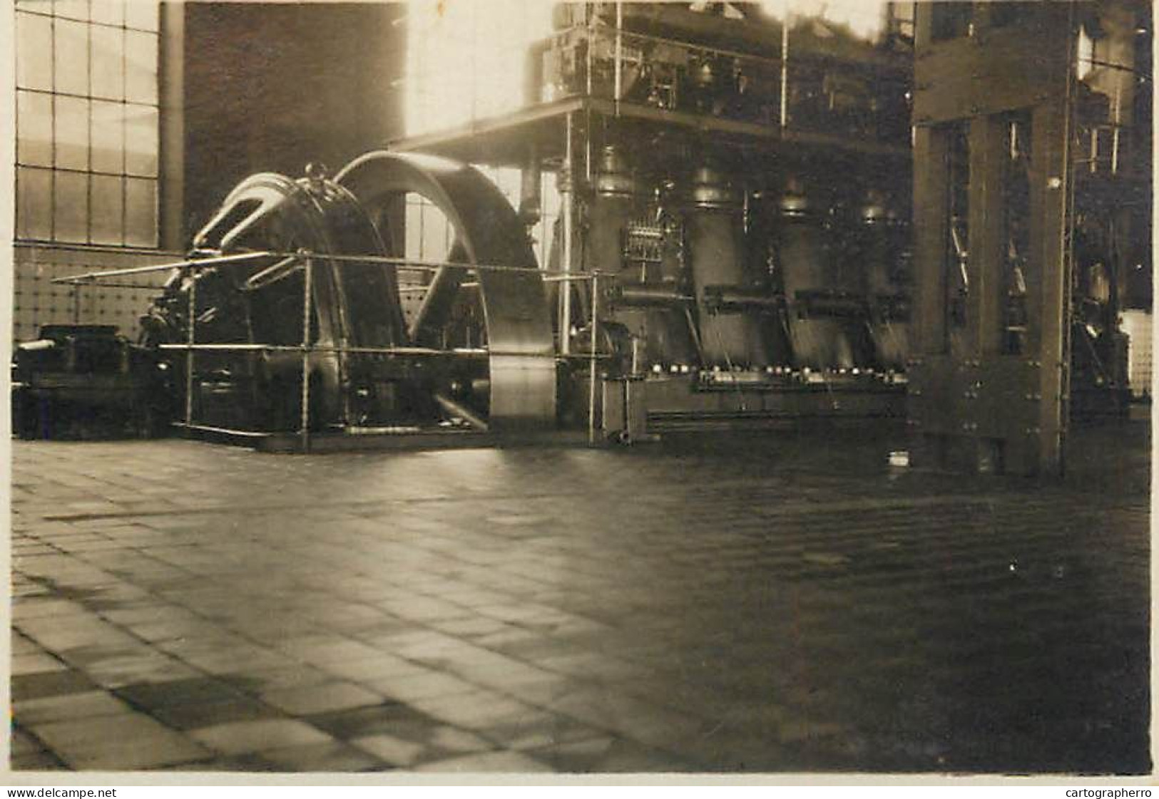 Electric Power Plant Interior Targu Mures Romania Photo 1930s - Objetos