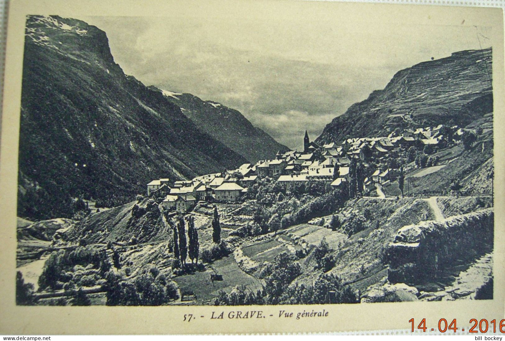 Bel Etat CPA Années 1920 Le  Village De LA GRAVE - Editeur ; Martinotto Frères - La Meije - Les Ecrins - Briançon - Otros & Sin Clasificación