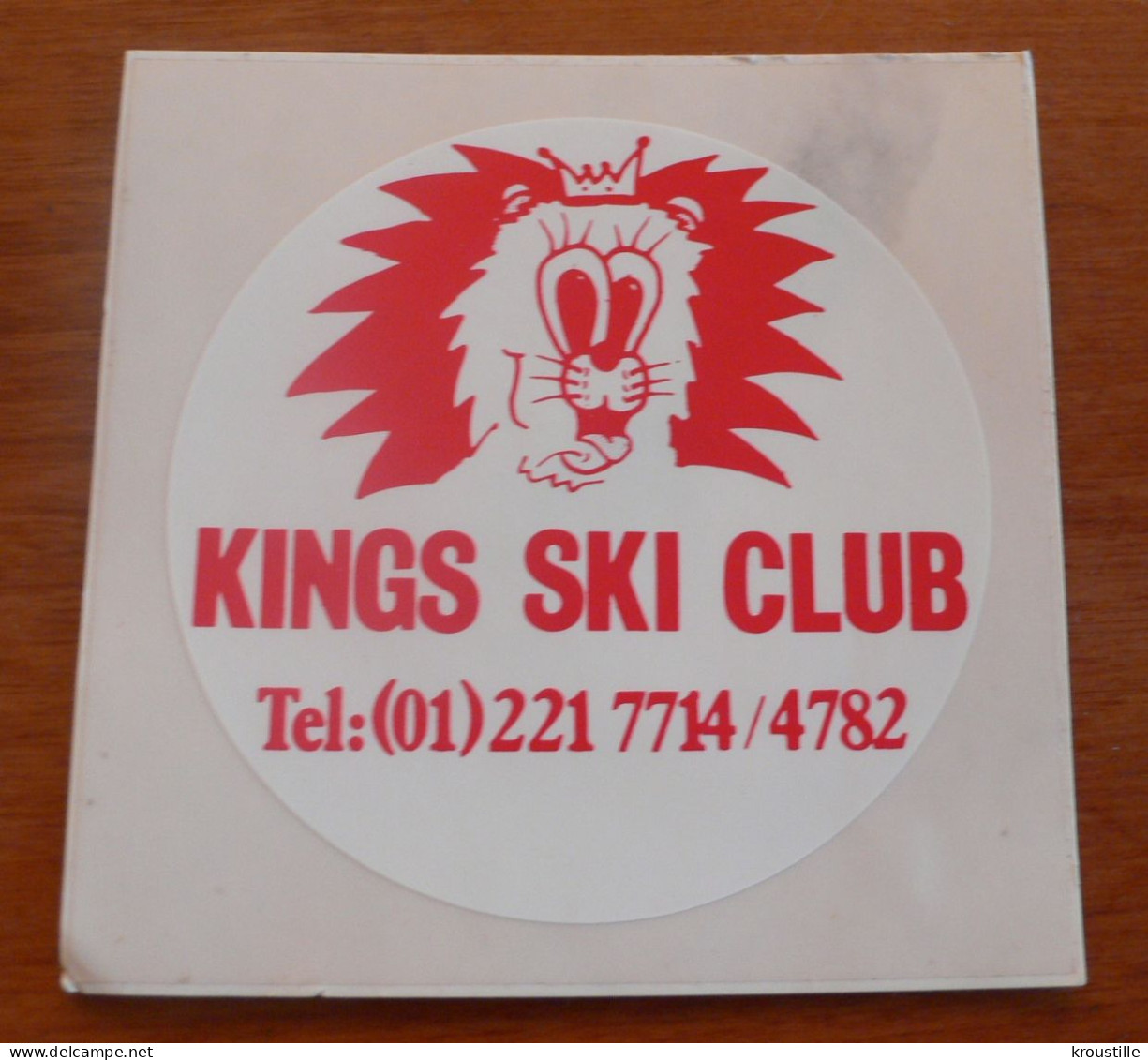 AUTOCOLLANT KINGS SKI CLUB - Autocollants