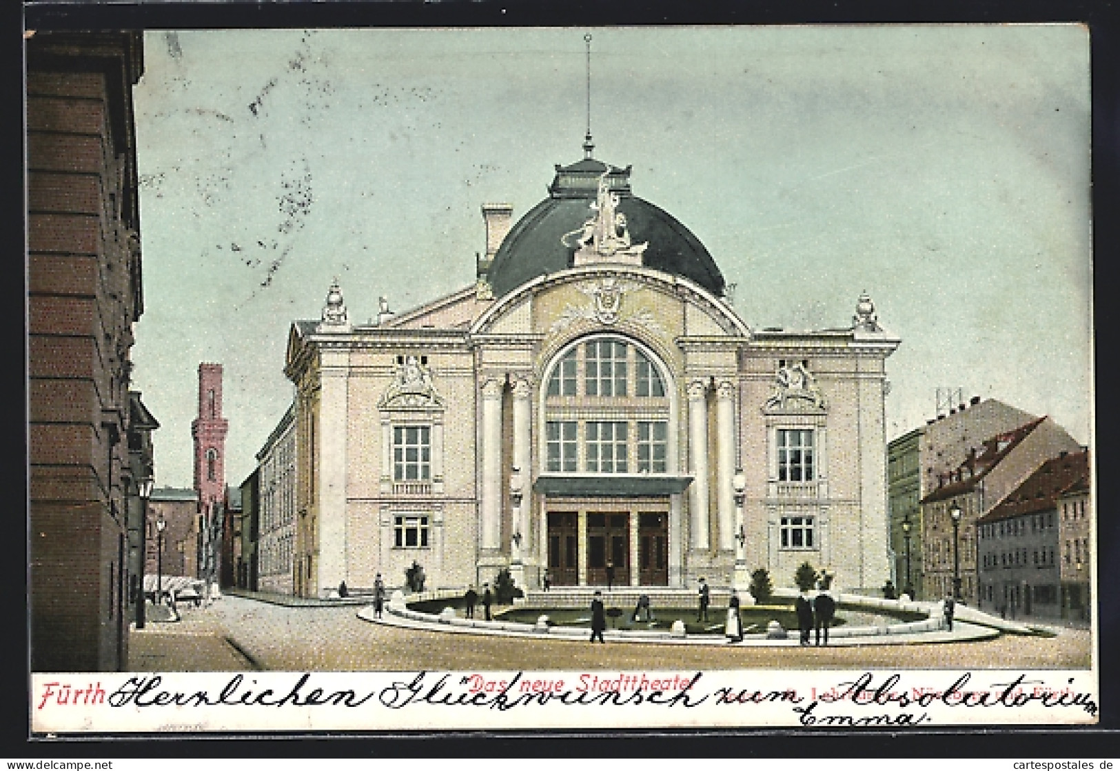 AK Fürth / Bayern, Das Neue Schultheater  - Théâtre