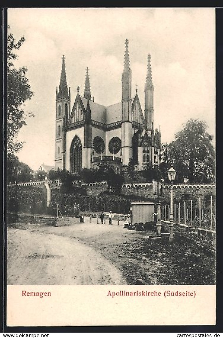 AK Remagen, Apollinariskirche Südseite  - Remagen